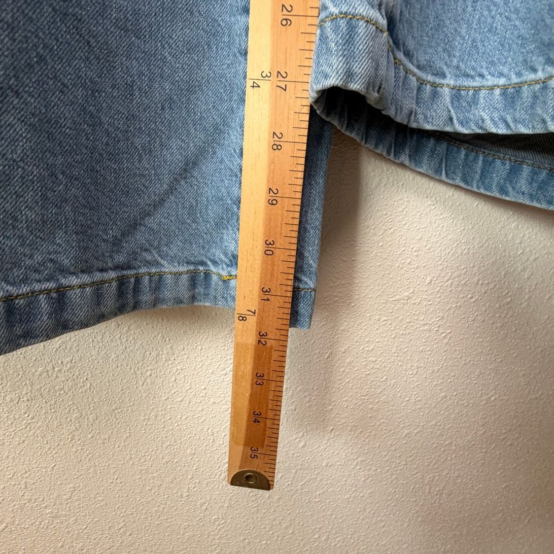 Forever 21 Forever 21 Wide Leg Jeans Mid Rise Size 28 Women Size 28" / US 6 / IT 42 - 13 Thumbnail