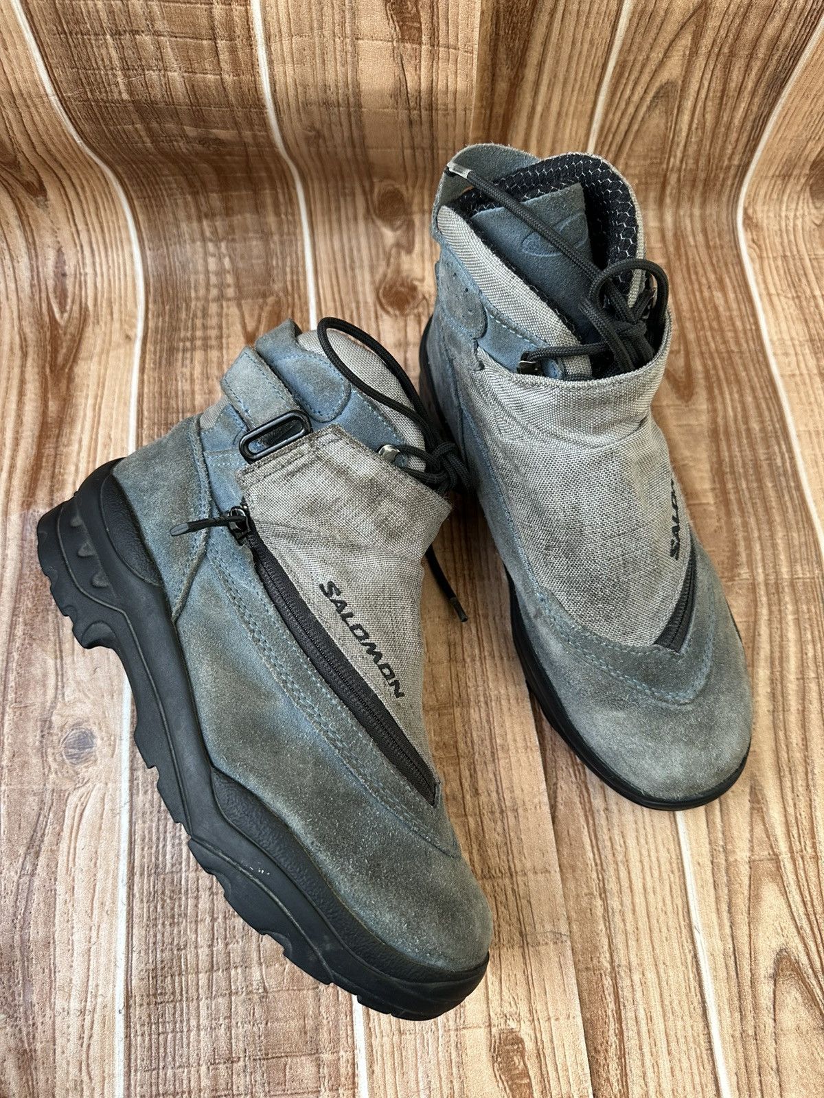 Salomon Vintage Salomon Adventure 7 ADV 7 archive hiking boots Size US 8 / EU 41 - 13 Thumbnail