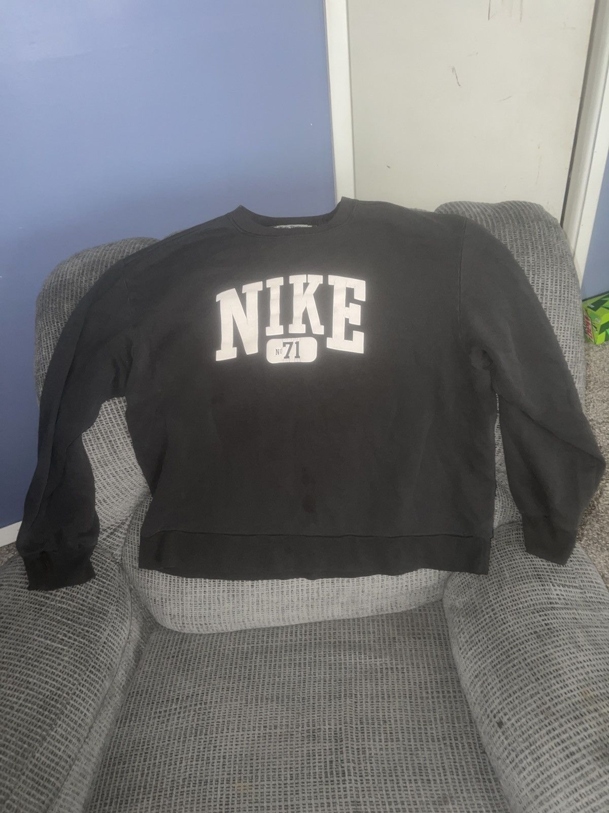 Nike Nike Vintage No 71 Sweatshirt Size US L / EU 52-54 / 3 - 1 Thumbnail