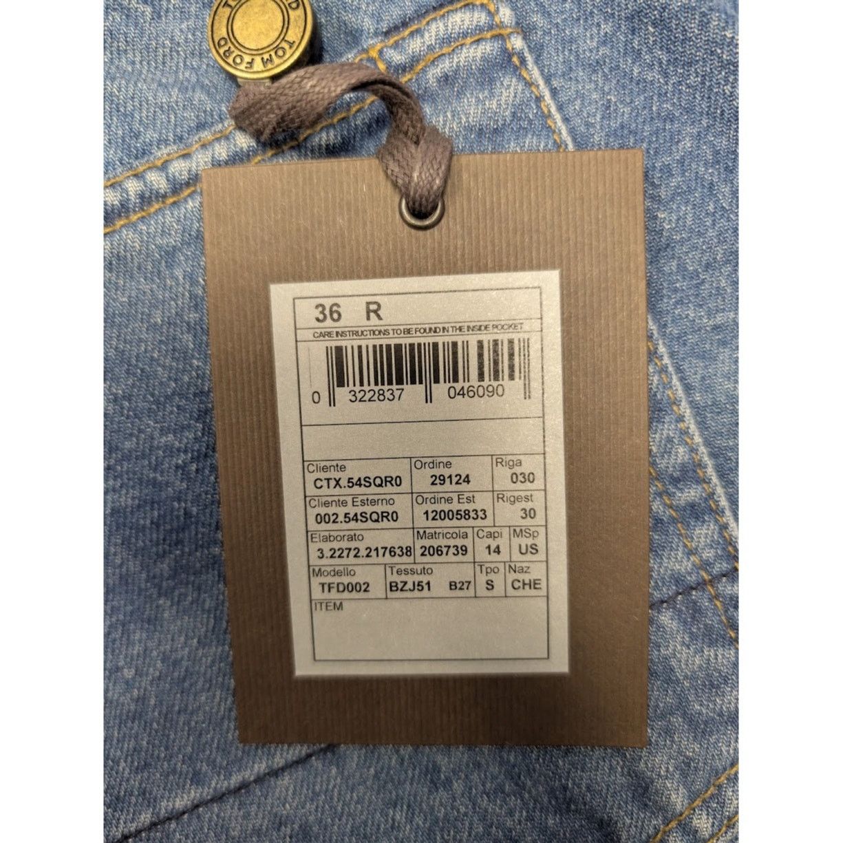 Tom Ford o1rshd1 Q:2 / Slim Jeans in Navy Size US 36 / EU 52 - 21 Thumbnail