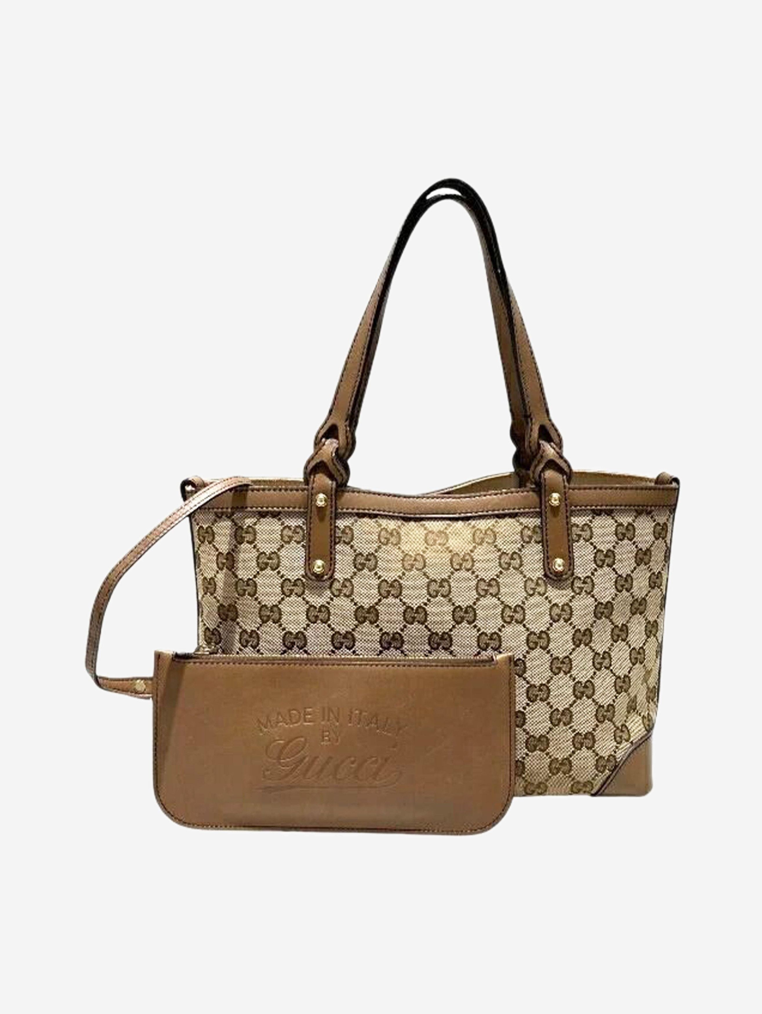 Gucci Brown GG canvas tote bag Size ONE SIZE - 1 Thumbnail