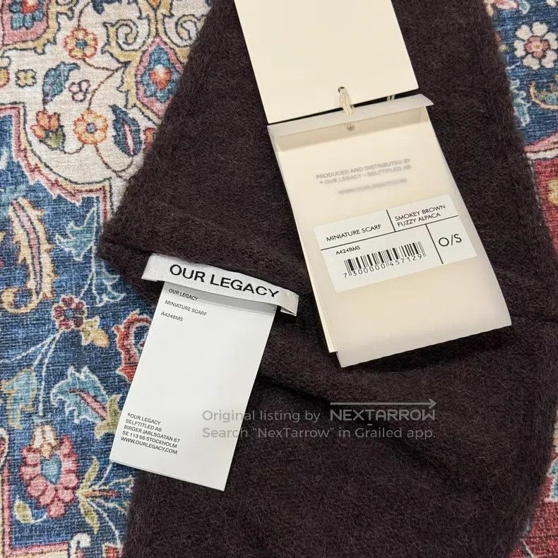Our Legacy Our Legacy Wool Scarf Size ONE SIZE - 5 Thumbnail