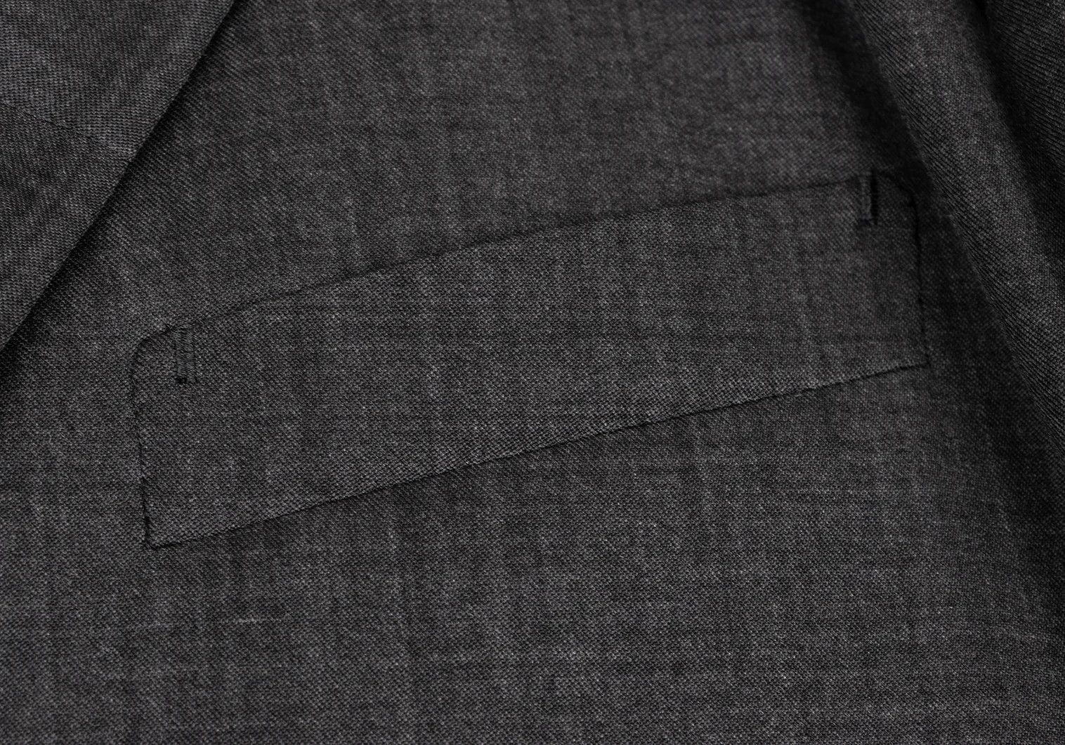 Issey Miyake Wool Stitch Design 3B Jacket in Charcoal, Size M Size US M / EU 48-50 / 2 - 6 Thumbnail