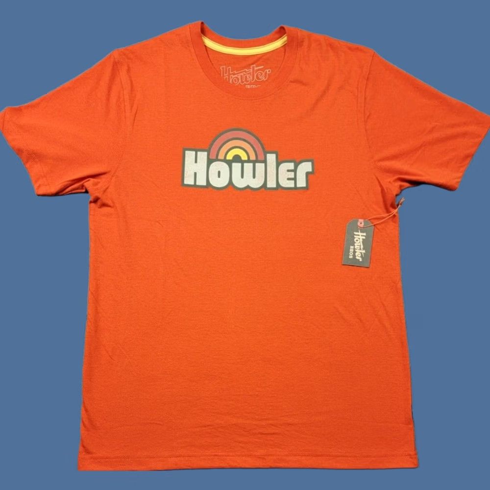 Howler Brothers Howler Brothers T-Shirt Mens M Orange Rainbow Logo Short Sleeve NWT Size US M / EU 48-50 / 2 - 1 Thumbnail