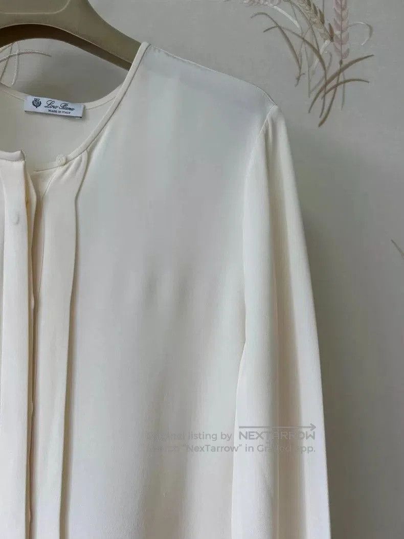 Loro Piana Loro Piana Cream Silk Long. Size US L / EU 52-54 / 3 - 5 Thumbnail