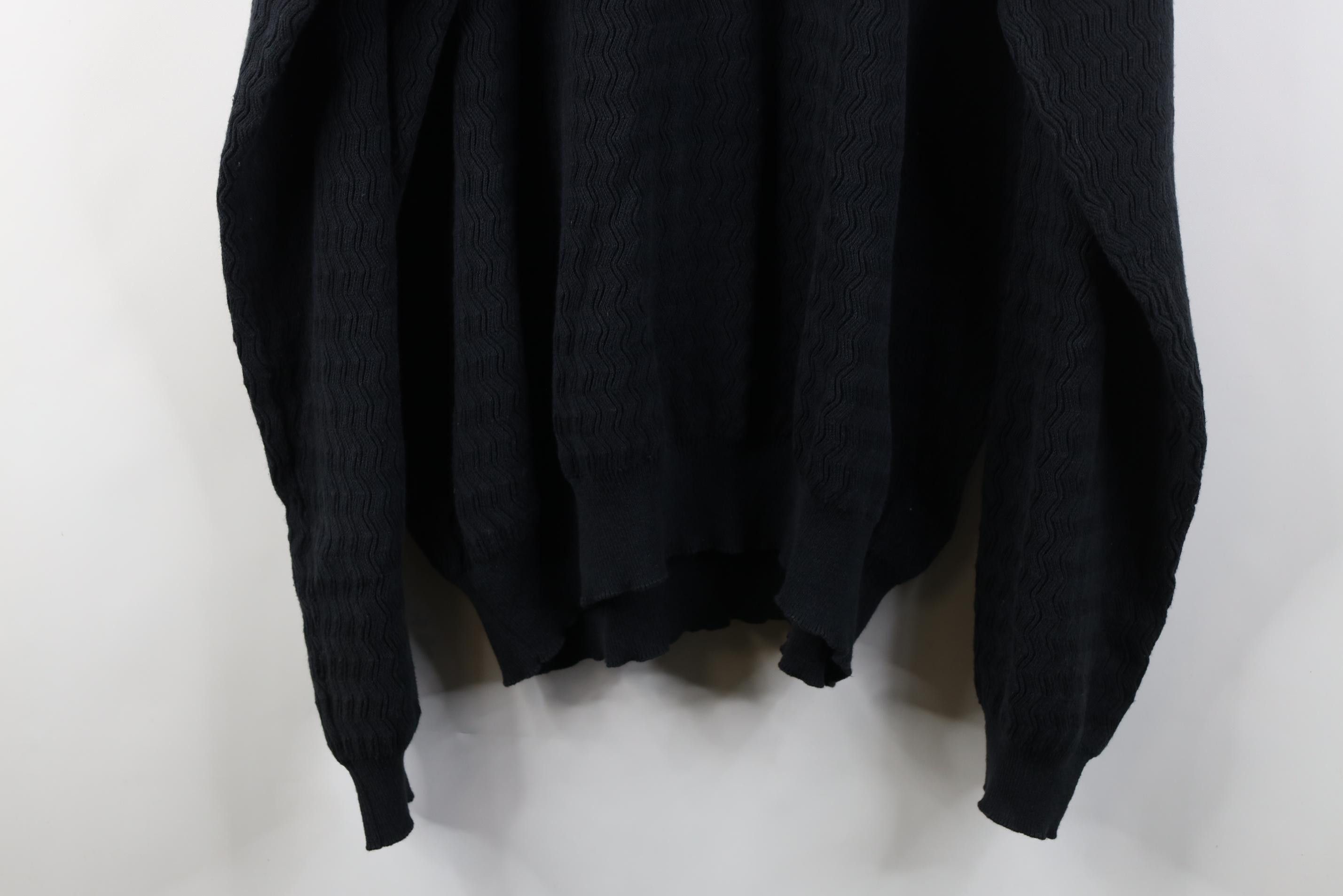 Vintage Vintage 90s Streetwear Blend Zig Zag Knit Crewneck Sweater Size US XXL / EU 58 / 5 - 12 Thumbnail