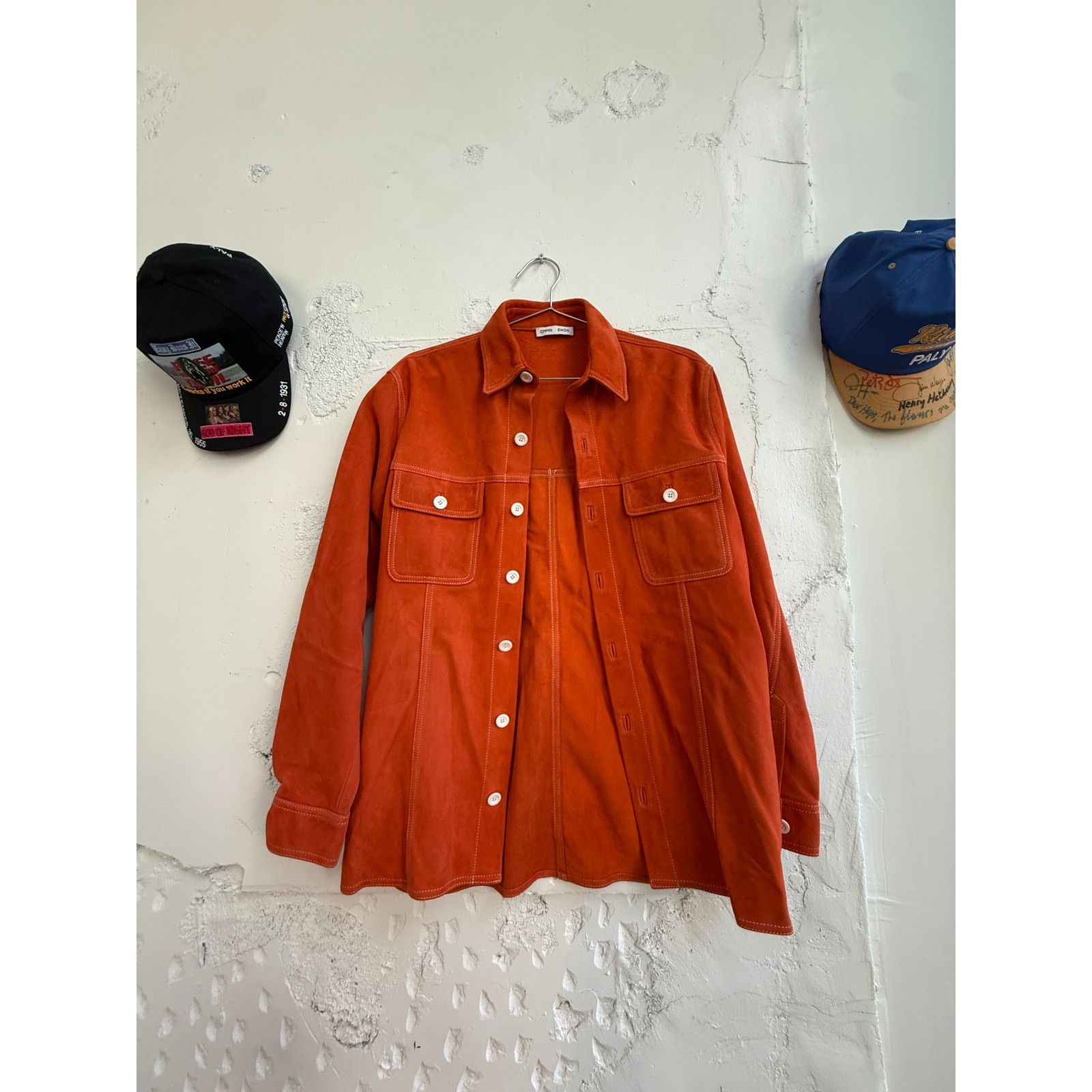 CMMN SWDN CMMN SWDN Leather Shirt Jacket Size US S / EU 44-46 / 1 - 1 Thumbnail