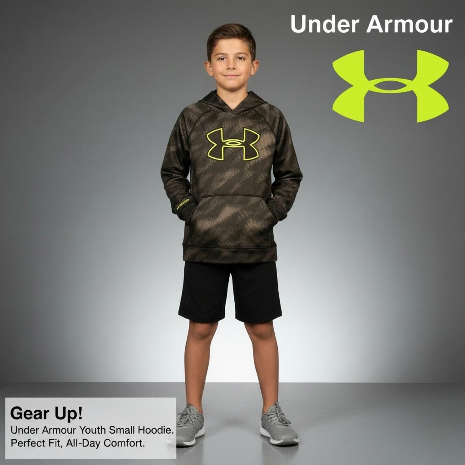 Under Armour Under Armour Youth Small Hoodie - Comfortable Performance Size US S / EU 44-46 / 1 - 1 Thumbnail