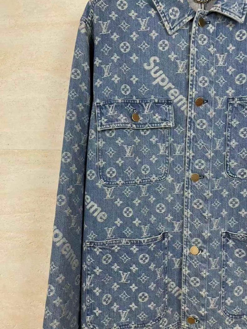 Louis Vuitton Louis Vuitton Co-branded 4-pocket denim jacket Size US XL / EU 56 / 4 - 4 Thumbnail