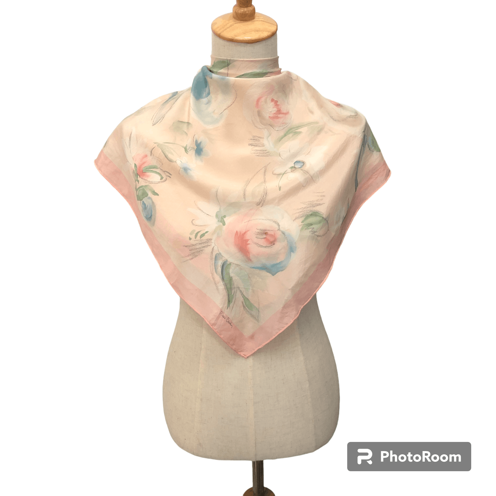 Pierre Cardin Pierre Cardin Floral Silk Scarf M251 Size ONE SIZE - 1 Thumbnail