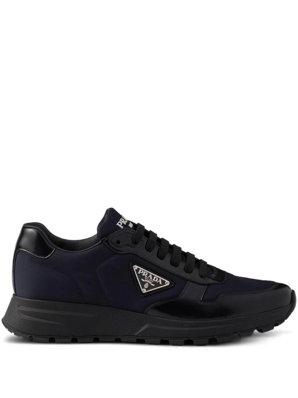 Prada o1B3y1r0526 Prax 01 Lace-Up Sneakers in Navy/Black Size US 8 / EU 41 - 1 Thumbnail
