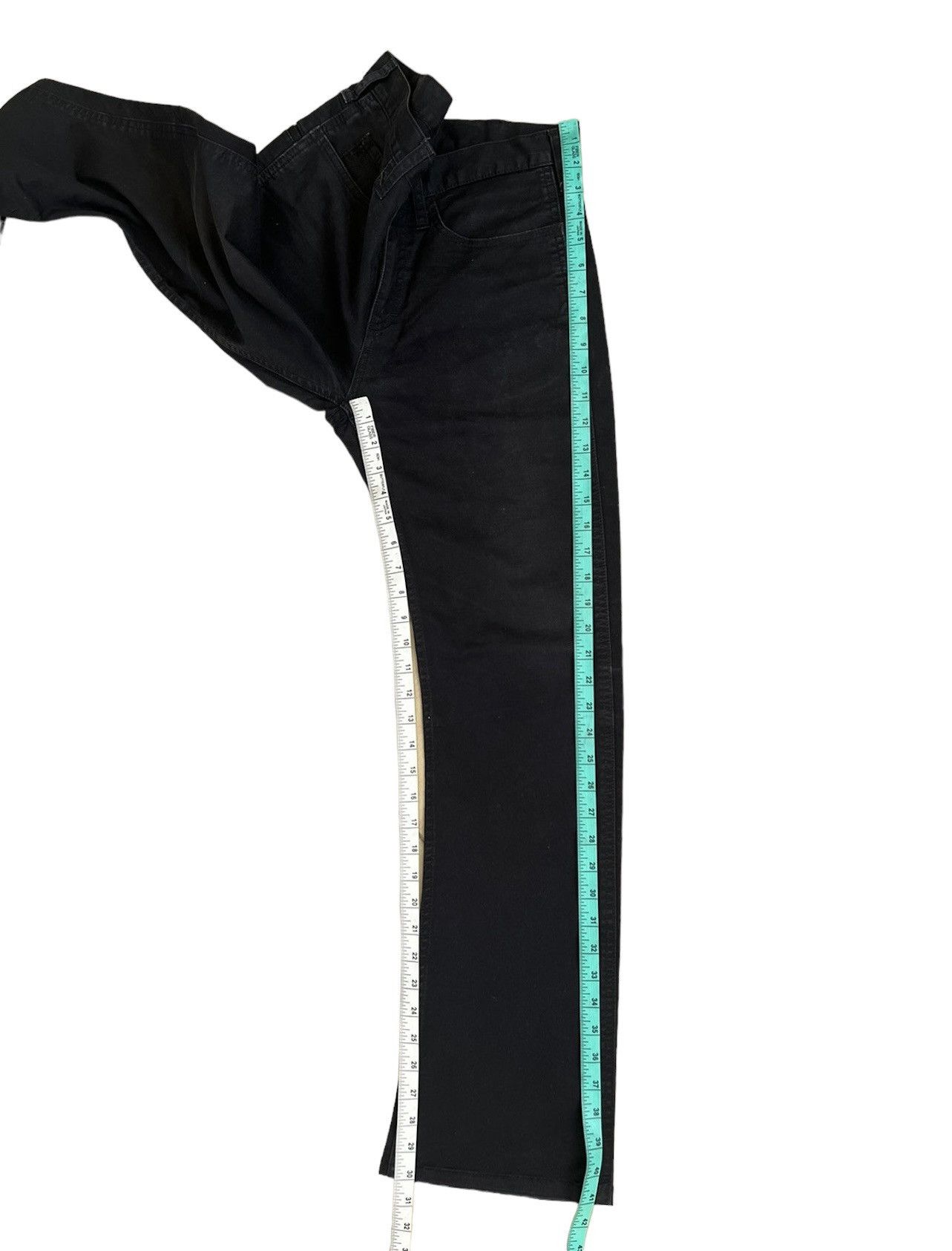 junhashimoto Jun Hashimoto Japan Stretch Fade Black Flare Pant Size US 32 / EU 48 - 4 Thumbnail