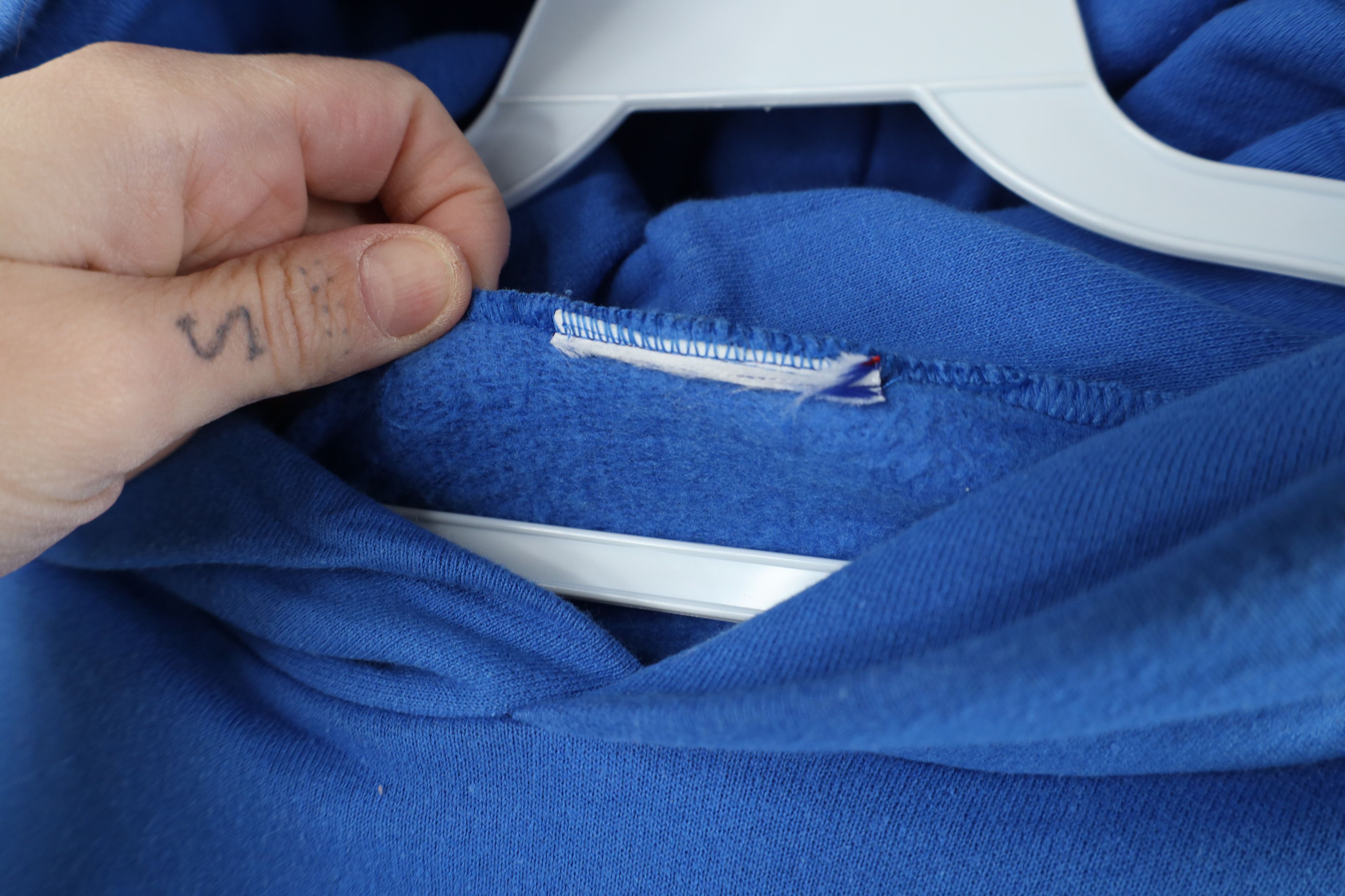 Champion Vintage 90s Y2K Champion Blank Hoodie Sweatshirt Royal Blue Size US S / EU 44-46 / 1 - 10 Thumbnail