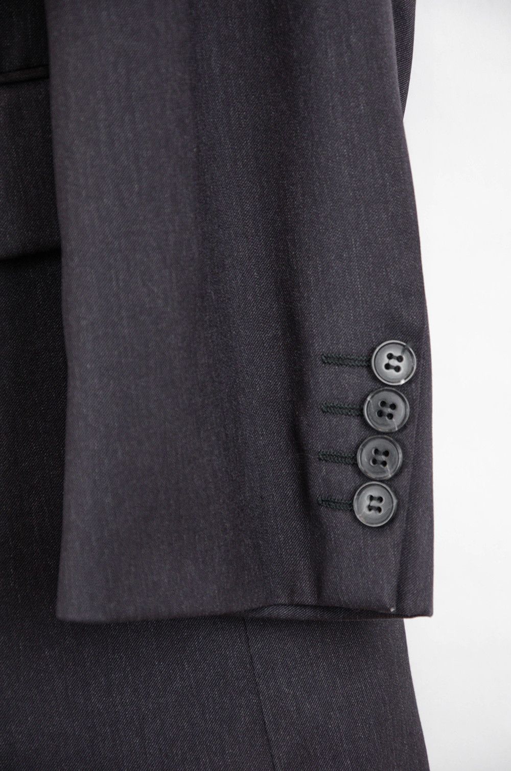 Yves Saint Laurent YSL pour Homme Charcoal Wool Blazer (EU 52 / L-XL) Size 52R - 8 Thumbnail