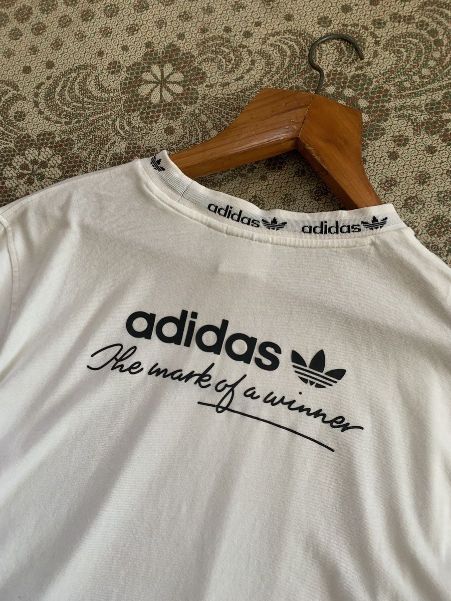 Adidas Adidas t-shirt big logo Size US XL / EU 56 / 4 - 4 Thumbnail