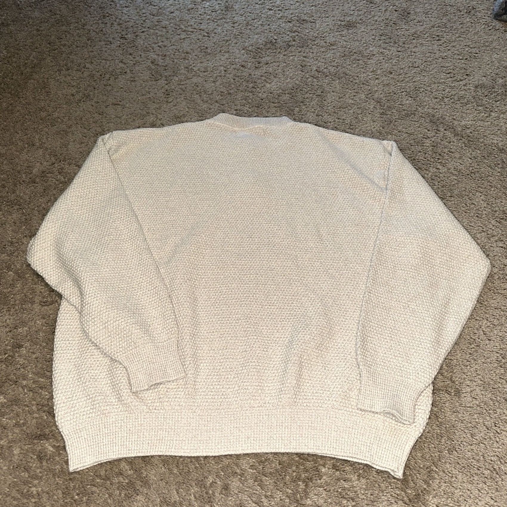Vintage VINTAGE Woolrich Sweater Mens XL Henley Pullover Beige Casual Preppy Size US XL / EU 56 / 4 - 4 Thumbnail