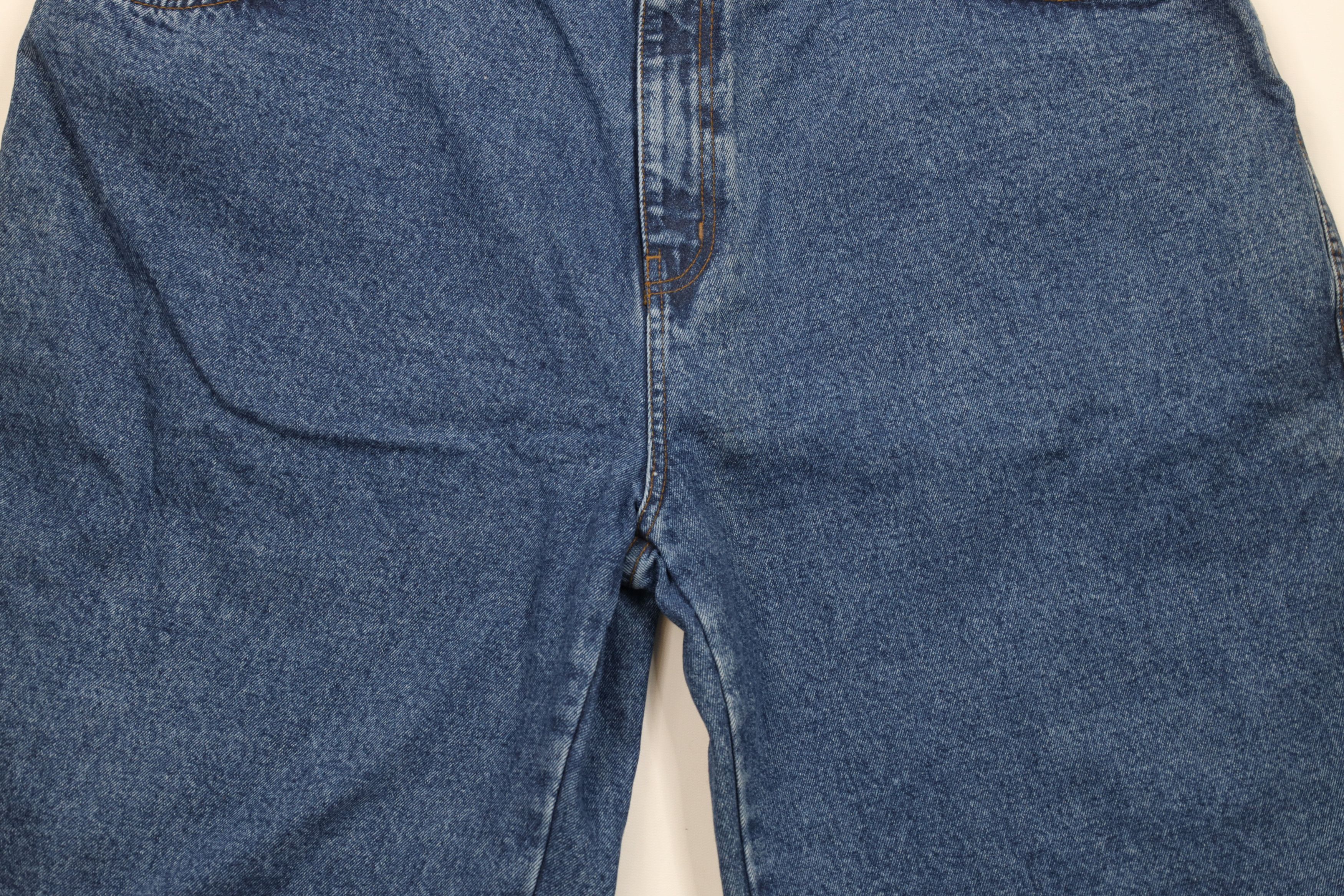 Vintage Deadstock Vintage 90s Streetwear Jean Shorts Jorts Blue Size US 44 / EU 60 - 3 Thumbnail
