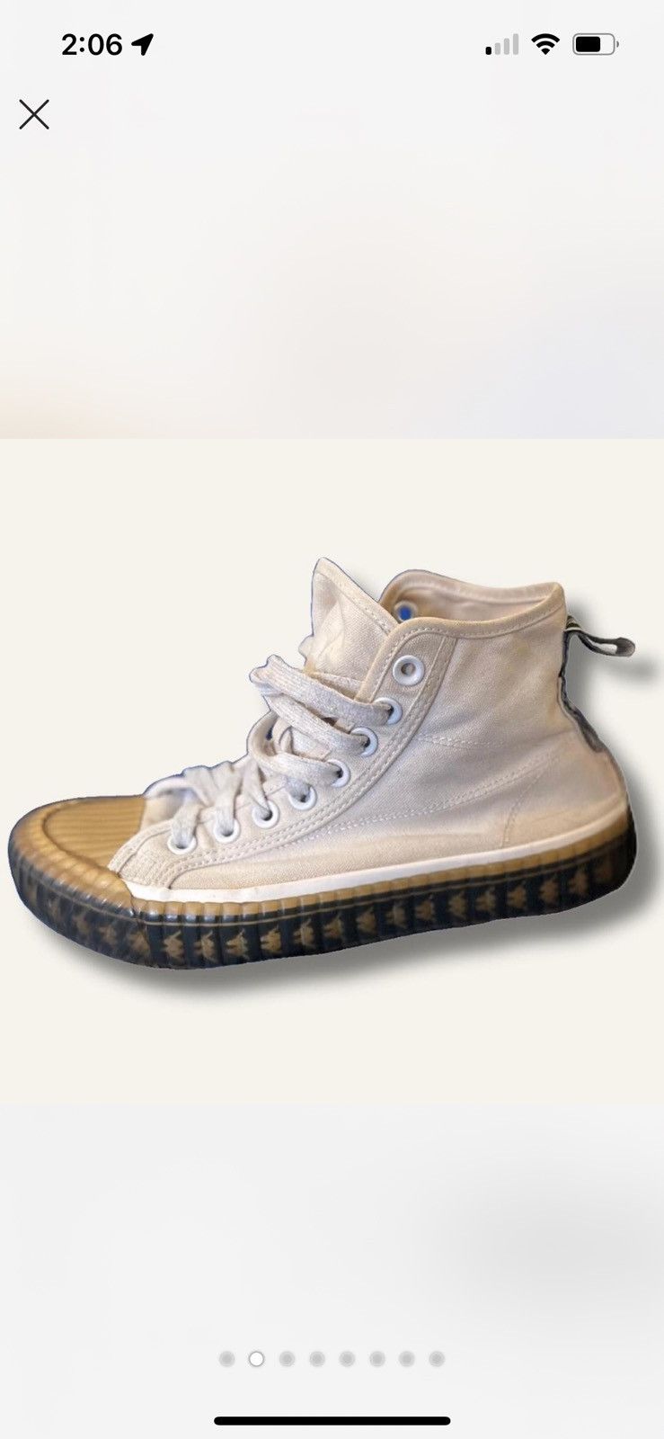Kappa Rare Kappa High-Top Canvas Sneakers size 7 Size US 7 / EU 40 - 2 Thumbnail