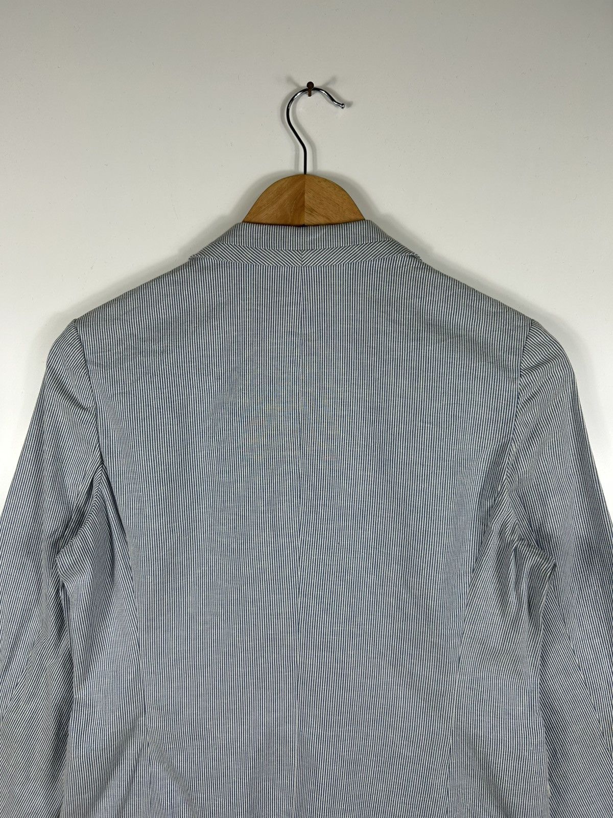 Aquascutum × Vintage 🔥Aquascutum London Hickory Stripes Single Breast Coat Size S / US 4 / IT 40 - 17 Thumbnail