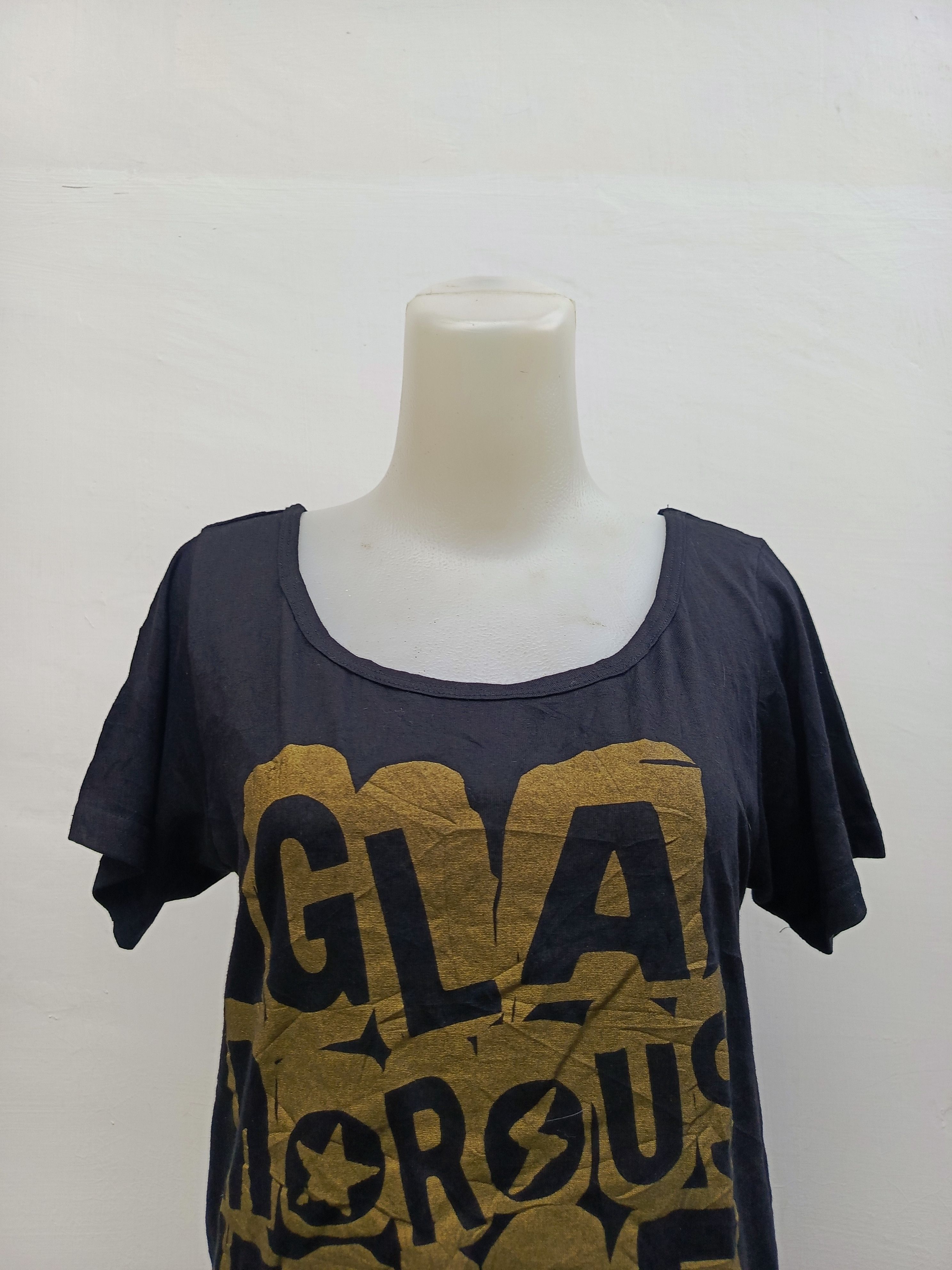 Japanese Brand Glamorous Exile Graphic Logo T-Shirt – Japan Streetwear Size M / US 6-8 / IT 42-44 - 2 Thumbnail