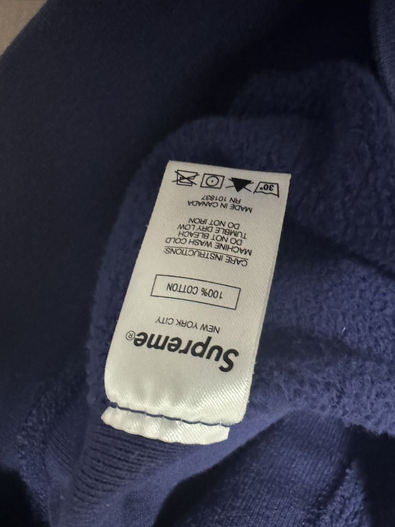 Supreme supreme bogo washed navy Size US M / EU 48-50 / 2 - 4 Thumbnail