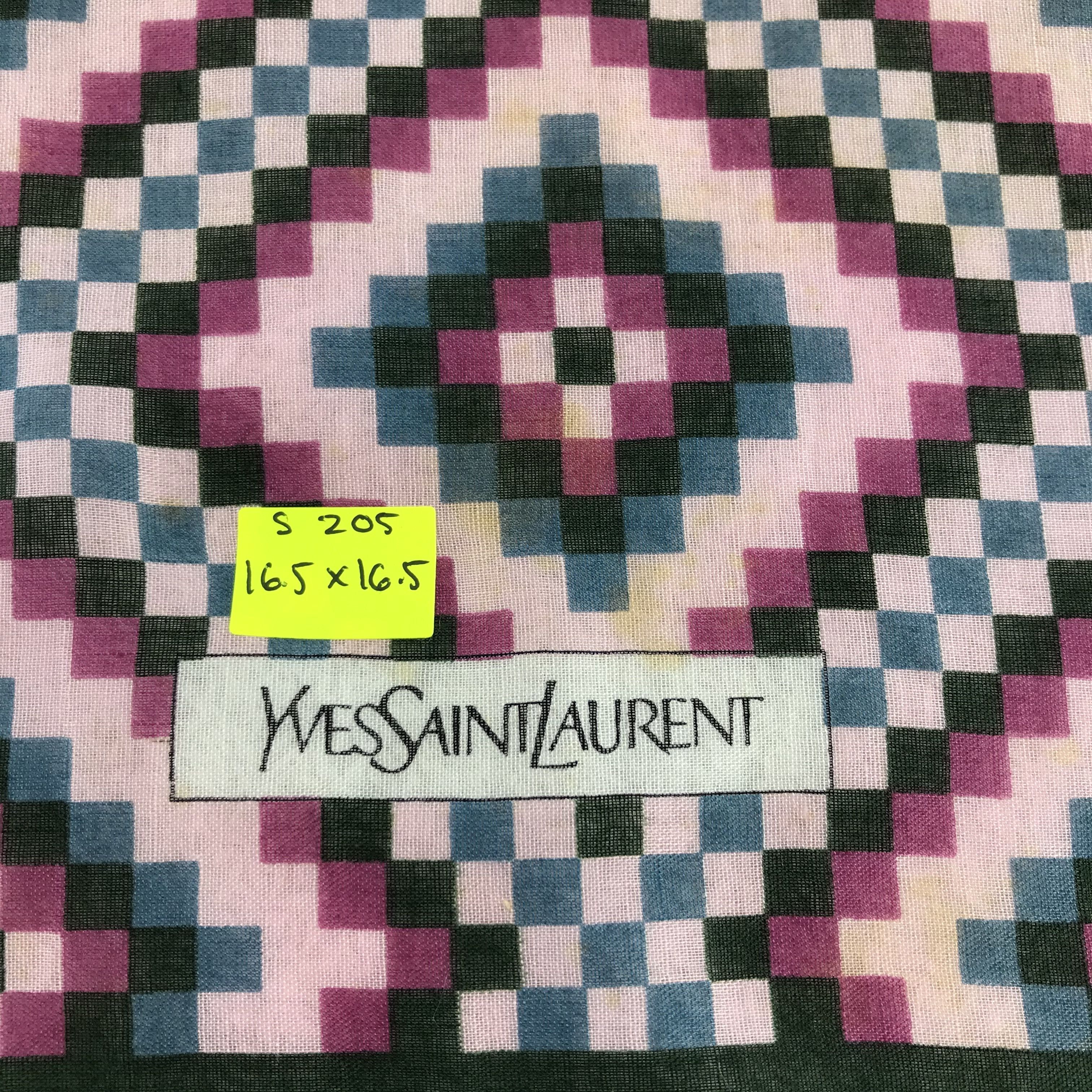 Vintage × Yves Saint Laurent Yves Saint Laurent Bandana / Handkerchief /Neckerchief -S205 Size ONE SIZE - 5 Thumbnail