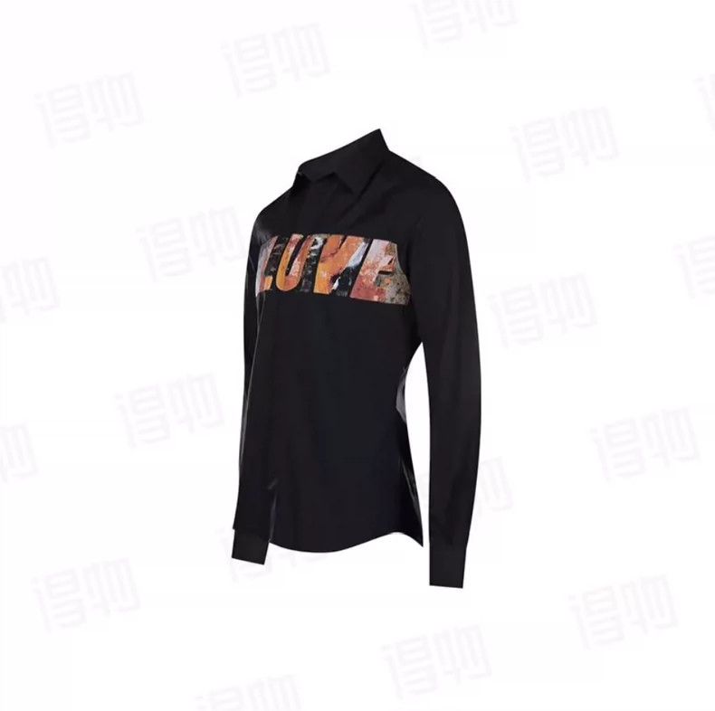 Givenchy Givenchy Size38 Black Round Neck Embroidered Logo Short Sle Size US M / EU 48-50 / 2 - 2 Thumbnail