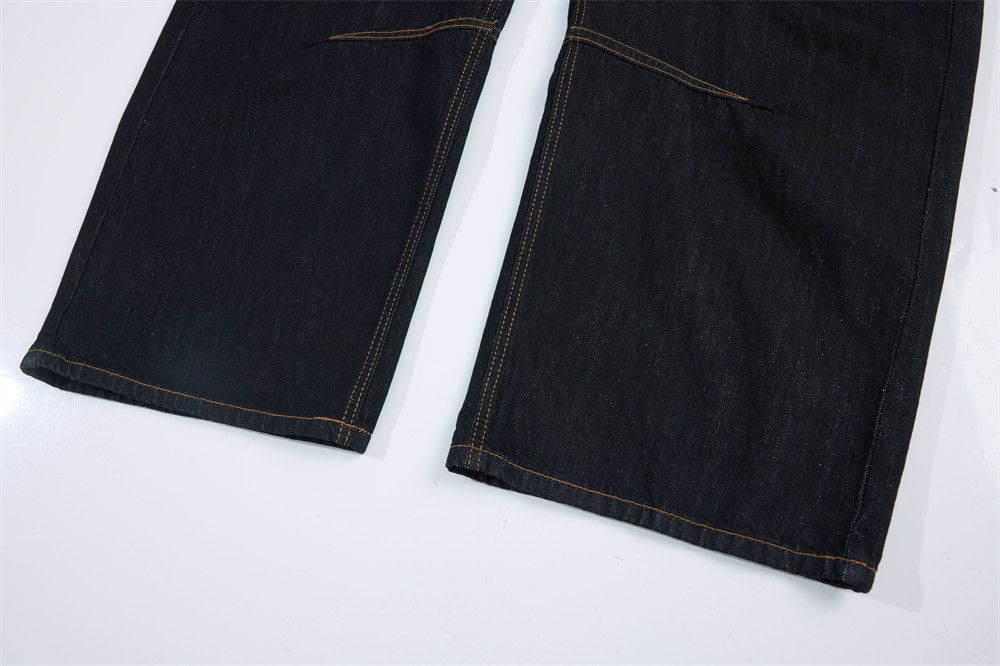 Jean High-street men's loose-fitting wide-leg jeans Size US 32 / EU 48 - 6 Thumbnail