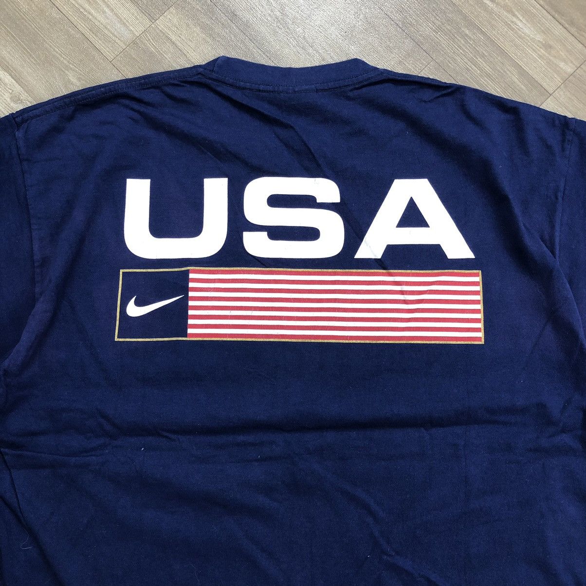 Nike × Vintage Vintage1990s Nike Court Spell Out Big Logo Tee Size US L / EU 52-54 / 3 - 2 Thumbnail