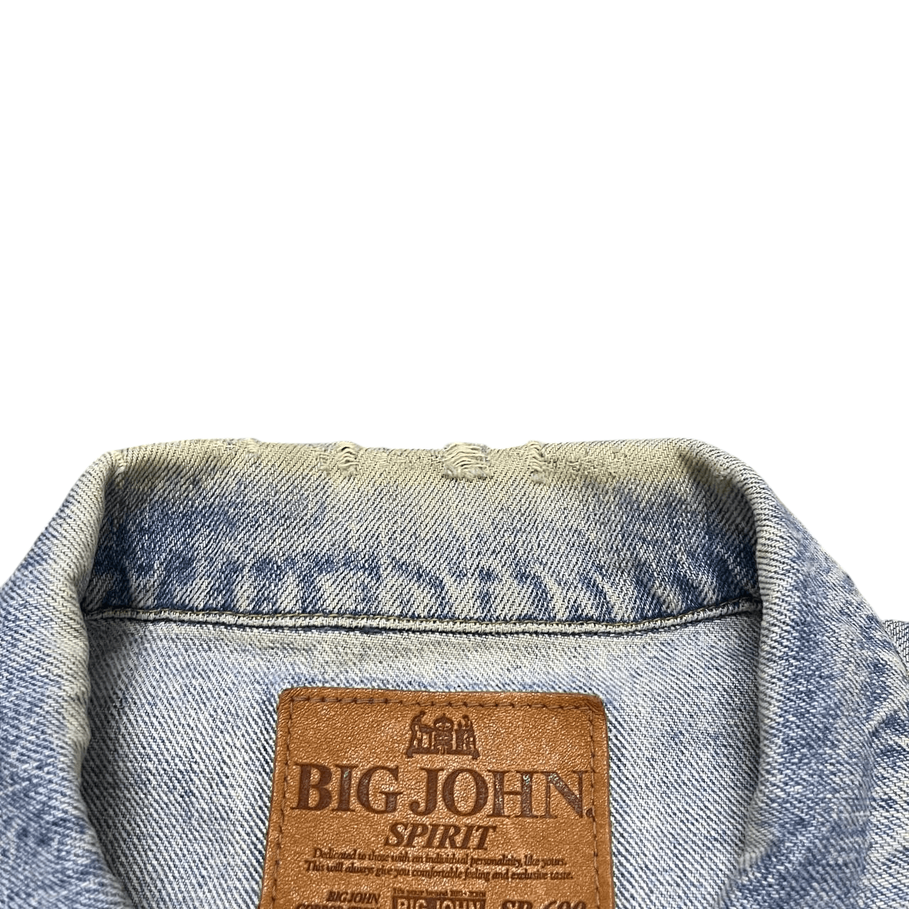 Big John Vintage 70s Big John Distressed Denim Jacket Trucker Size US XXL / EU 58 / 5 - 9 Thumbnail
