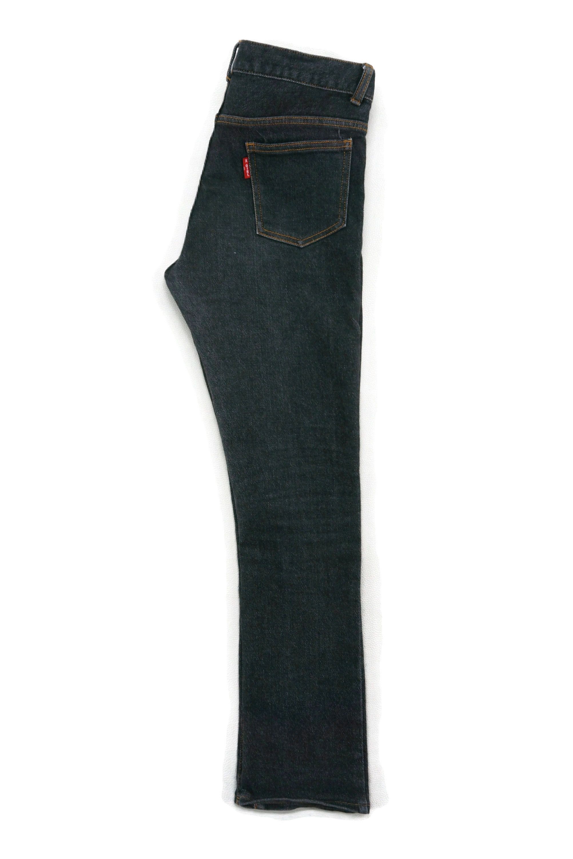 Japanese Brand X-girl Jeans fit W29xL27 Low-Rise Slim Cropped Denim Size 26" / US 2 / IT 38 - 12 Thumbnail