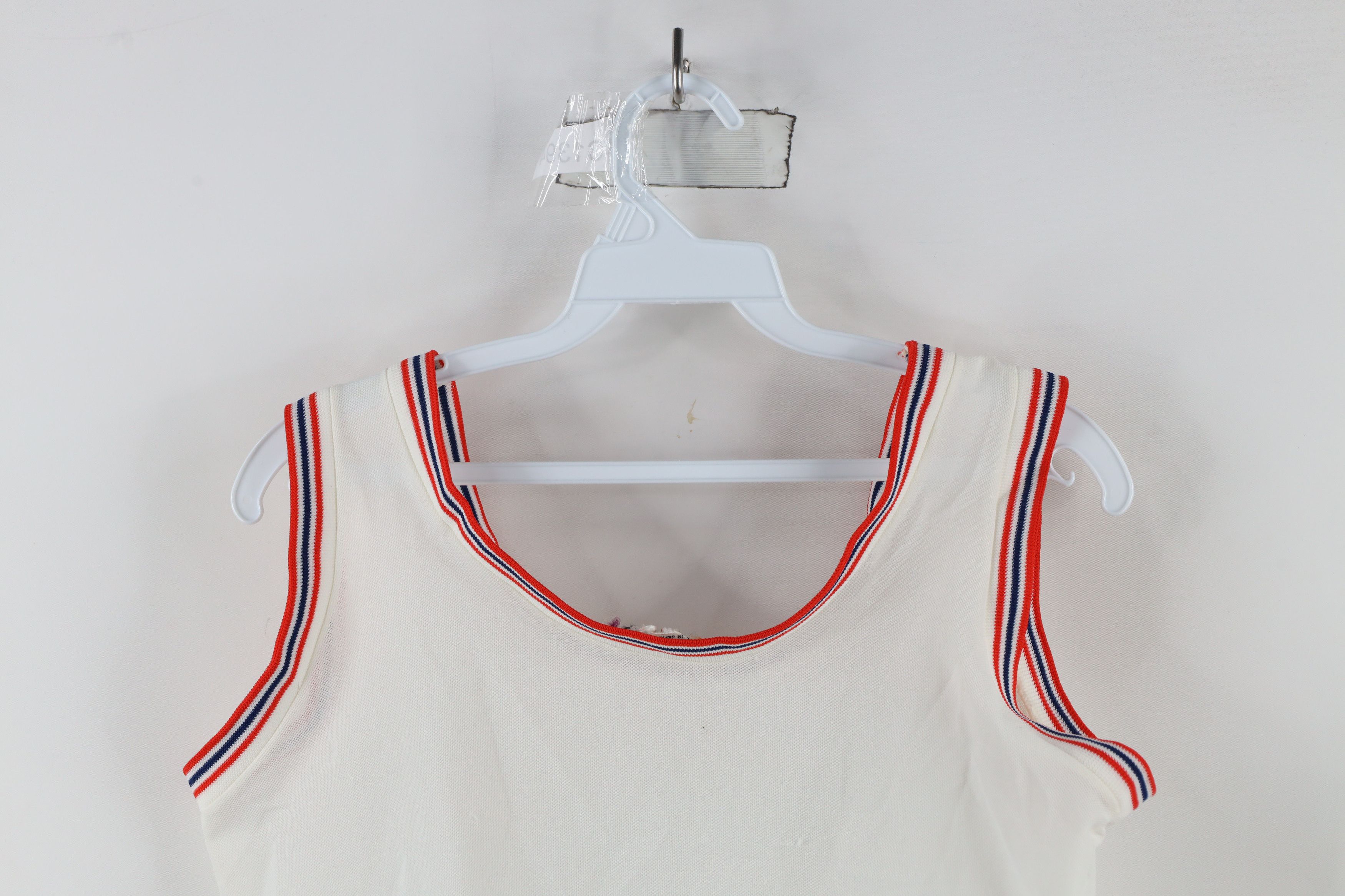 Vintage Vintage 70s Streetwear Knit Tank Top T-Shirt White Japan Size M / US 6-8 / IT 42-44 - 11 Thumbnail