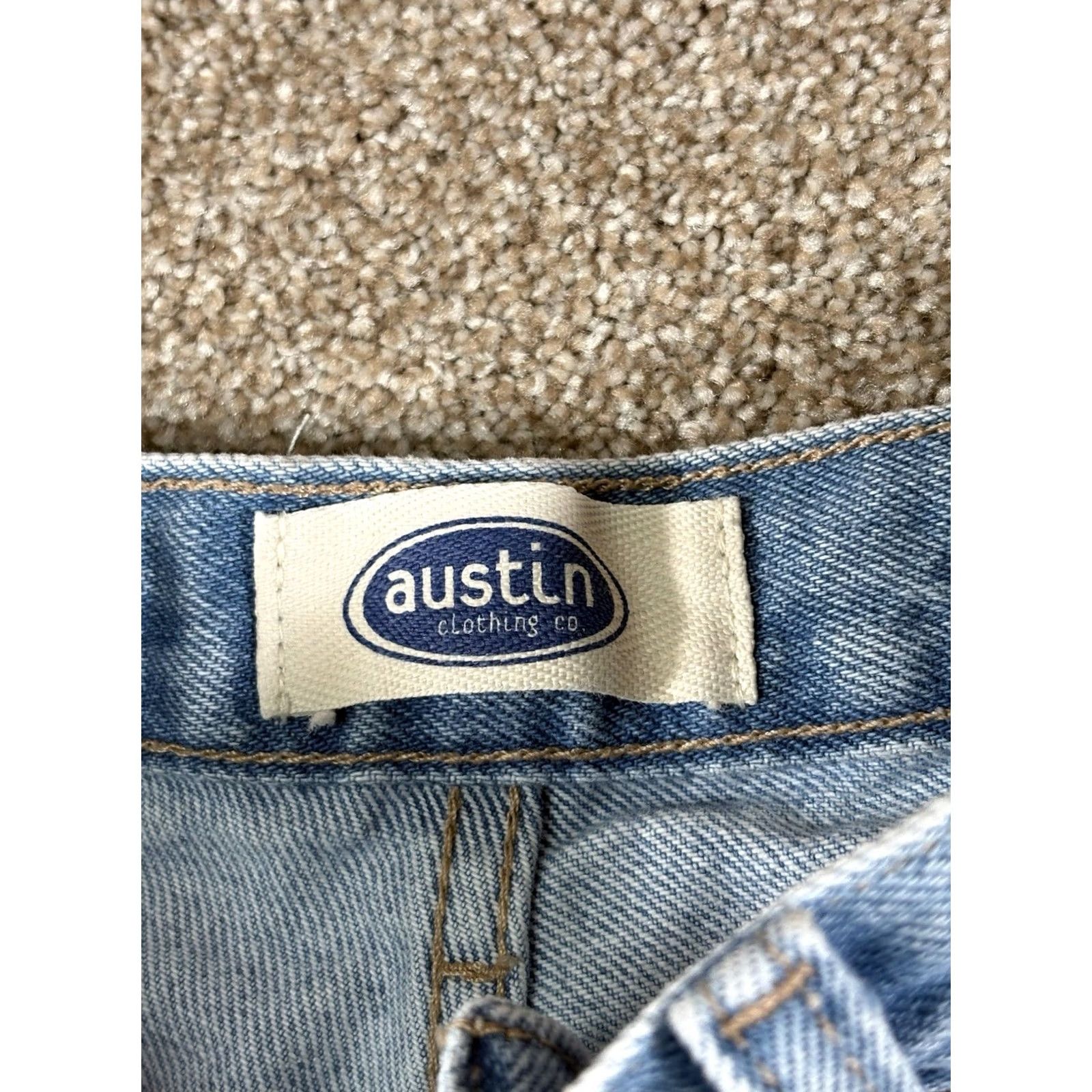 Vintage VINTAGE Austin Clothing Jeans Butterfly Straight Leg Mid-Rise Size 4M Womens Blue 5-Pocket Denim Mid 1990s 2000s Yes Size 27" / US 4 / IT 40 - 3 Thumbnail