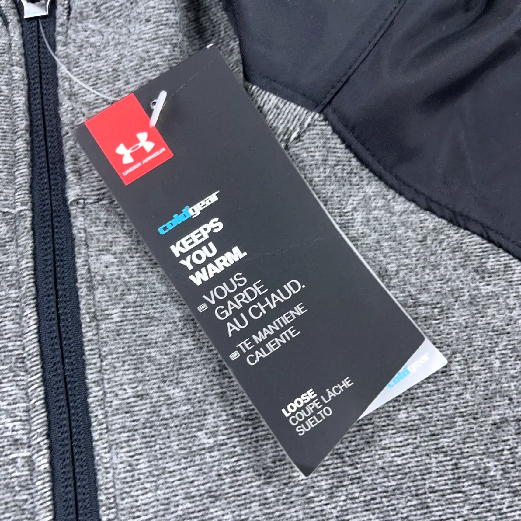 Under Armour Under Armour Vest Women M Gray Black Zip Up Loose Fit Cold Gear Outdoor New Size M / US 6-8 / IT 42-44 - 5 Thumbnail