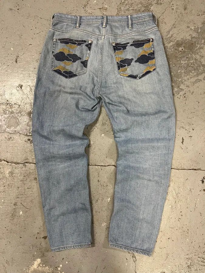 Acne Studios × Vintage Acne Studios Blue Denim Camouflage Jeans Size US 31 - 2 Thumbnail