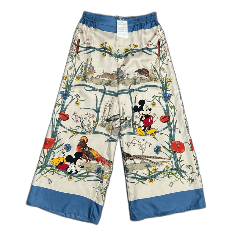 Gucci Gucci Disney Short Sleeve Silk Sleep Pants-2506 Size US 44 / EU 60 - 1 Thumbnail