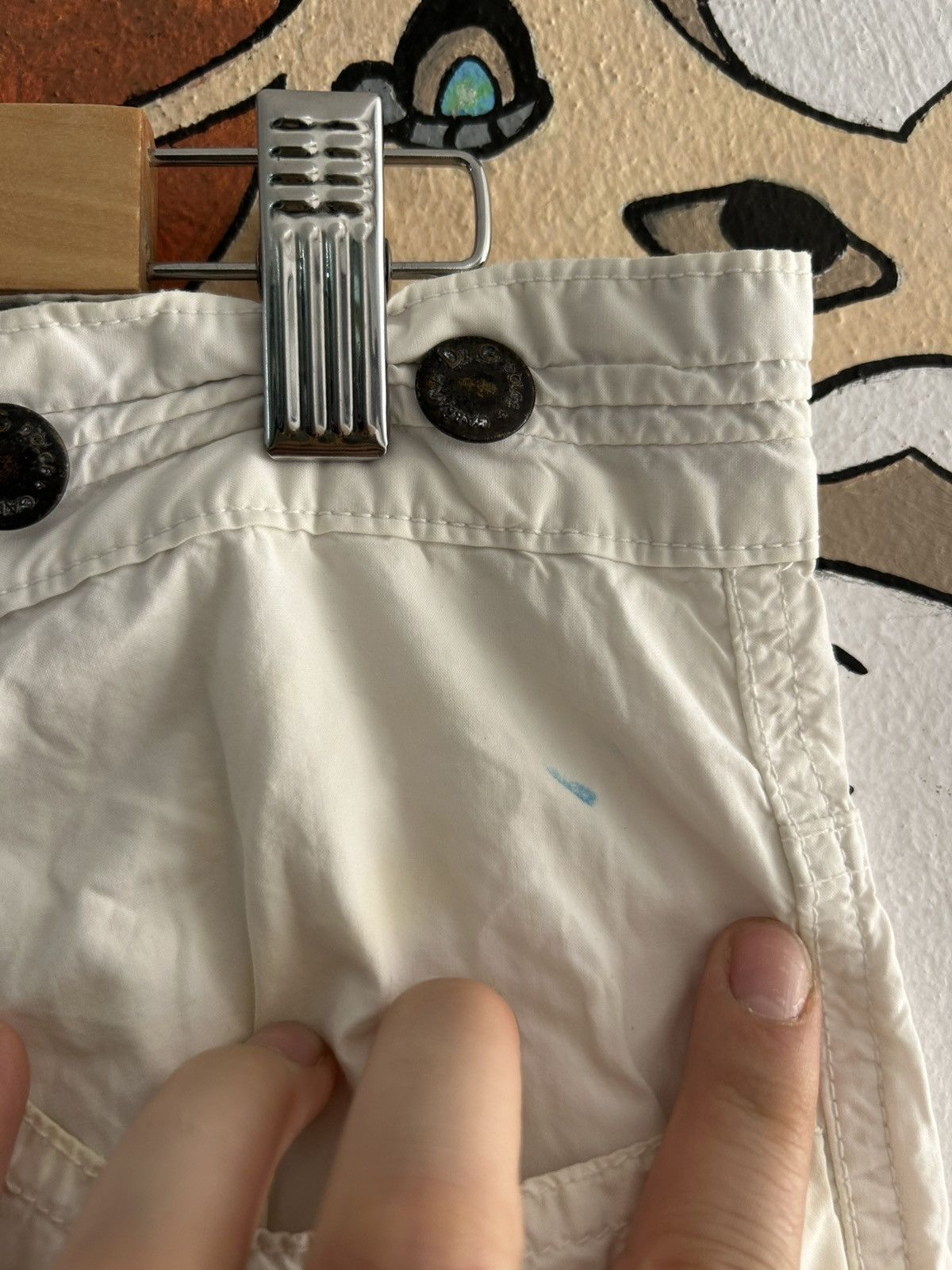 Dolce & Gabbana Vintage Dolce Gabbana Bermuda White Shorts Size US 34 / EU 50 - 5 Thumbnail