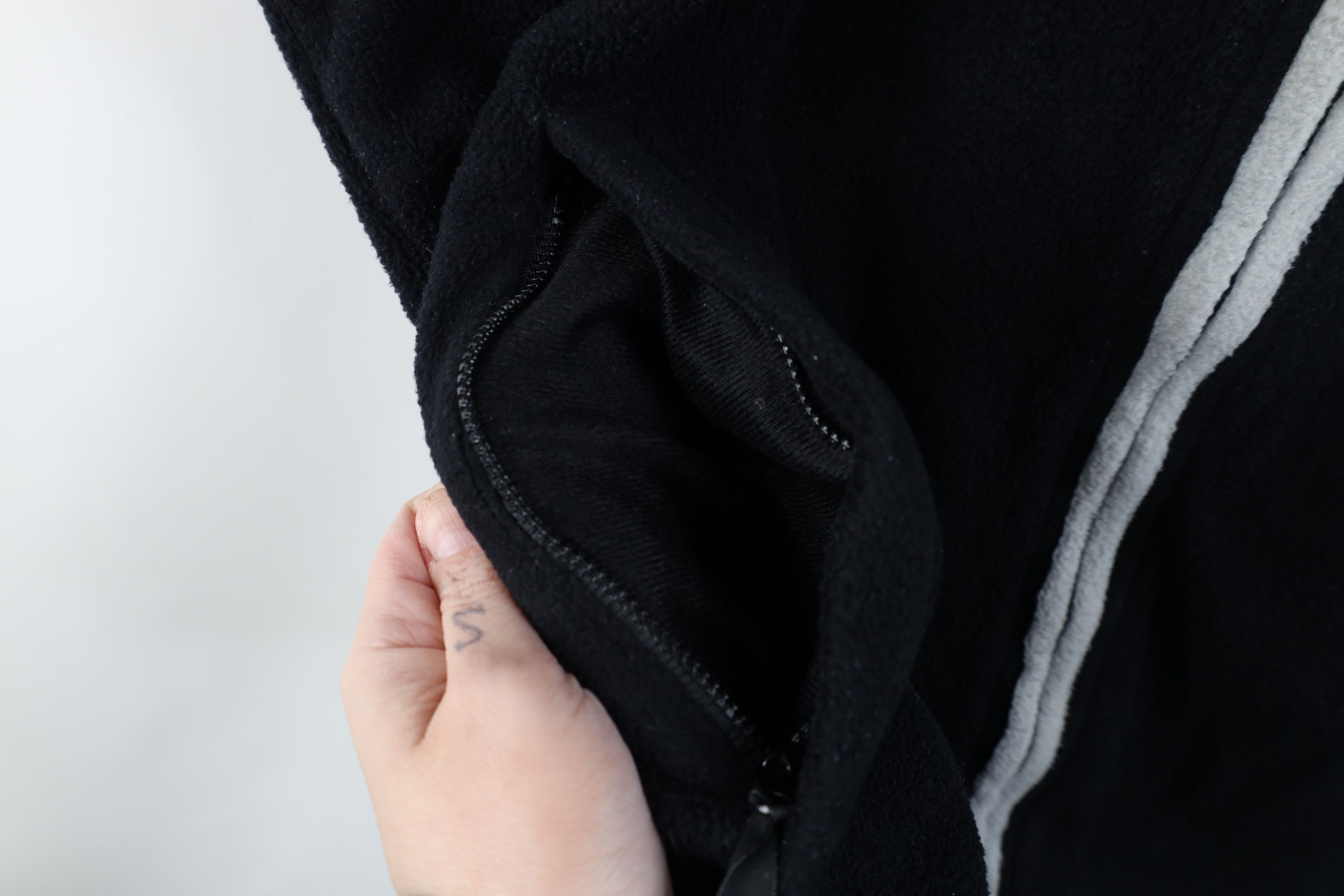 Starter Vintage 90s Starter Sleeveless Fleece Full Zip Hoodie Black Size US L / EU 52-54 / 3 - 7 Thumbnail