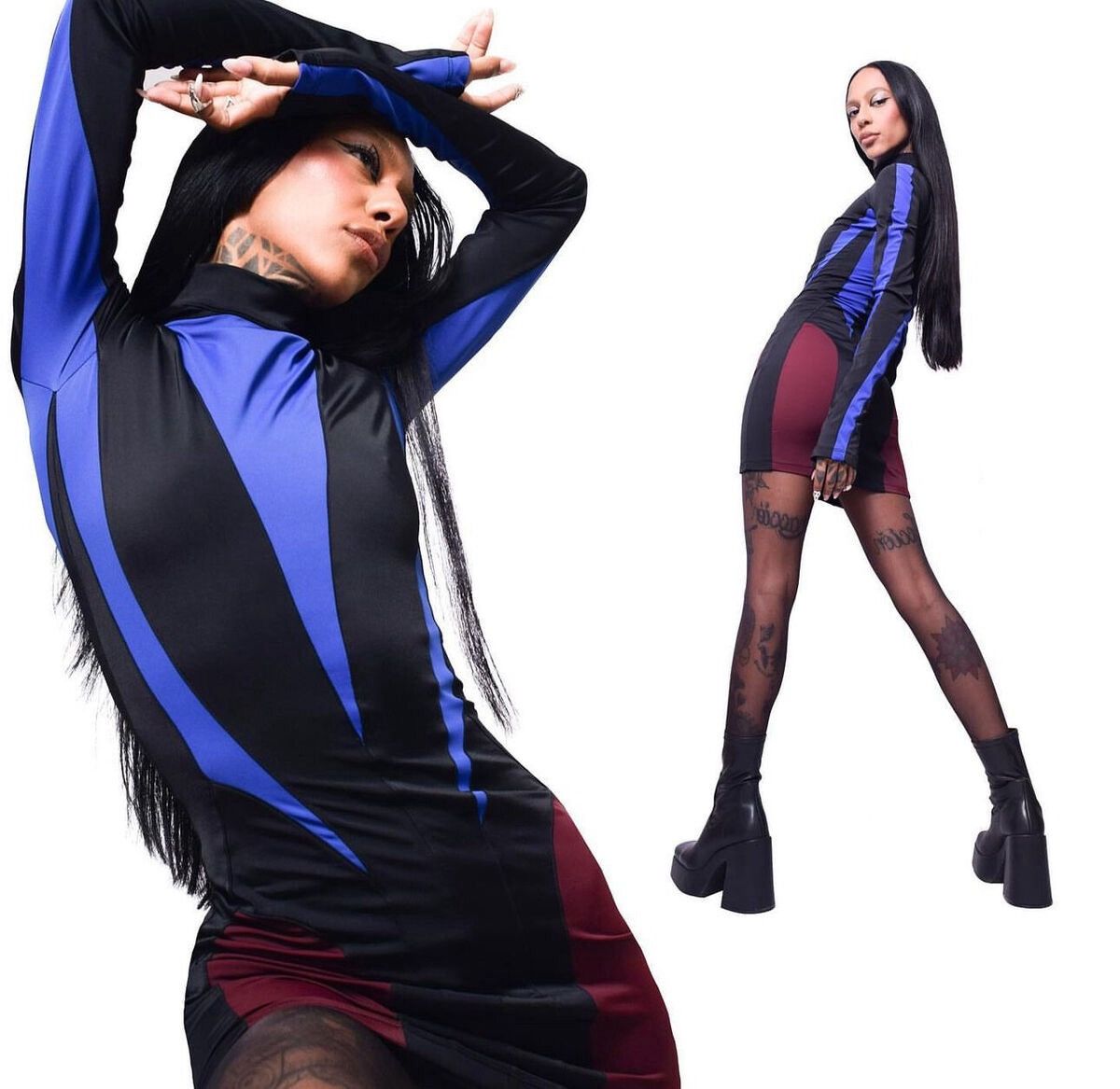 H&M × Mugler × Thierry Mugler Mugler H&M mini dresses & leggings Size XS / US 0-2 / IT 36-38 - 2 Thumbnail