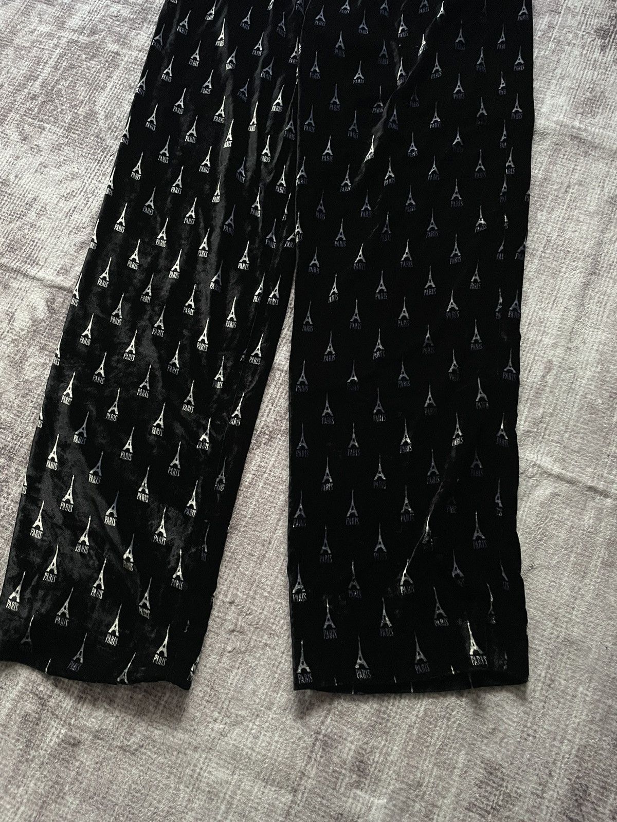 Balenciaga Balenciaga FW19 Eiffel Tower Silk Pajama Pants Size US 32 / EU 48 - 3 Thumbnail