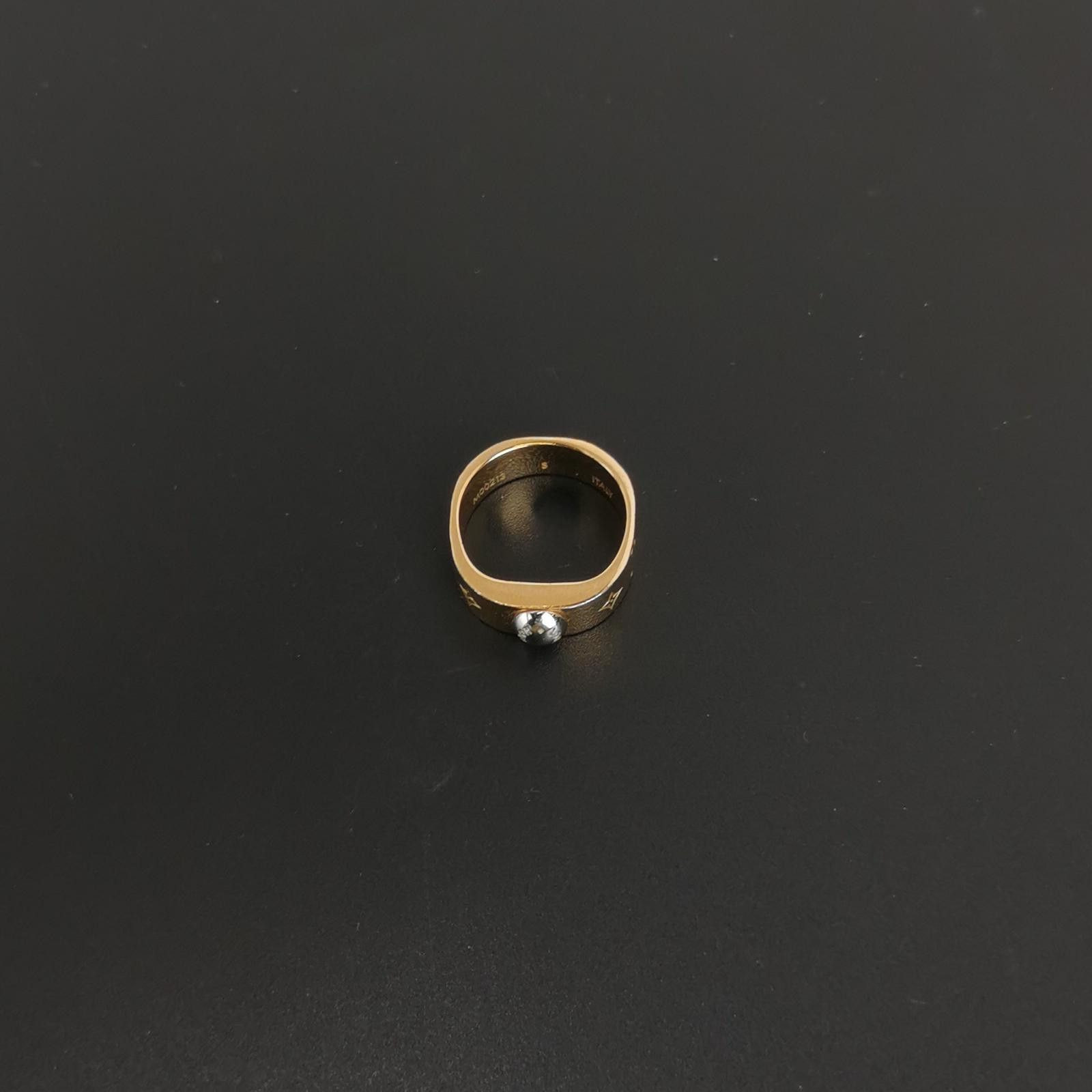 Louis Vuitton Louis Vuitton (LV) Nanogram Logo Ring Size 12 -z2505 Size ONE SIZE - 5 Thumbnail