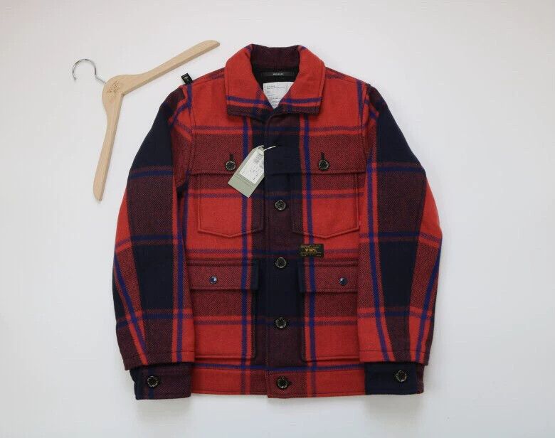 Wtaps WTAPS LAMBER JACKET 4-Pocket RedCheck WoolMelton S Size US S / EU 44-46 / 1 - 1 Thumbnail