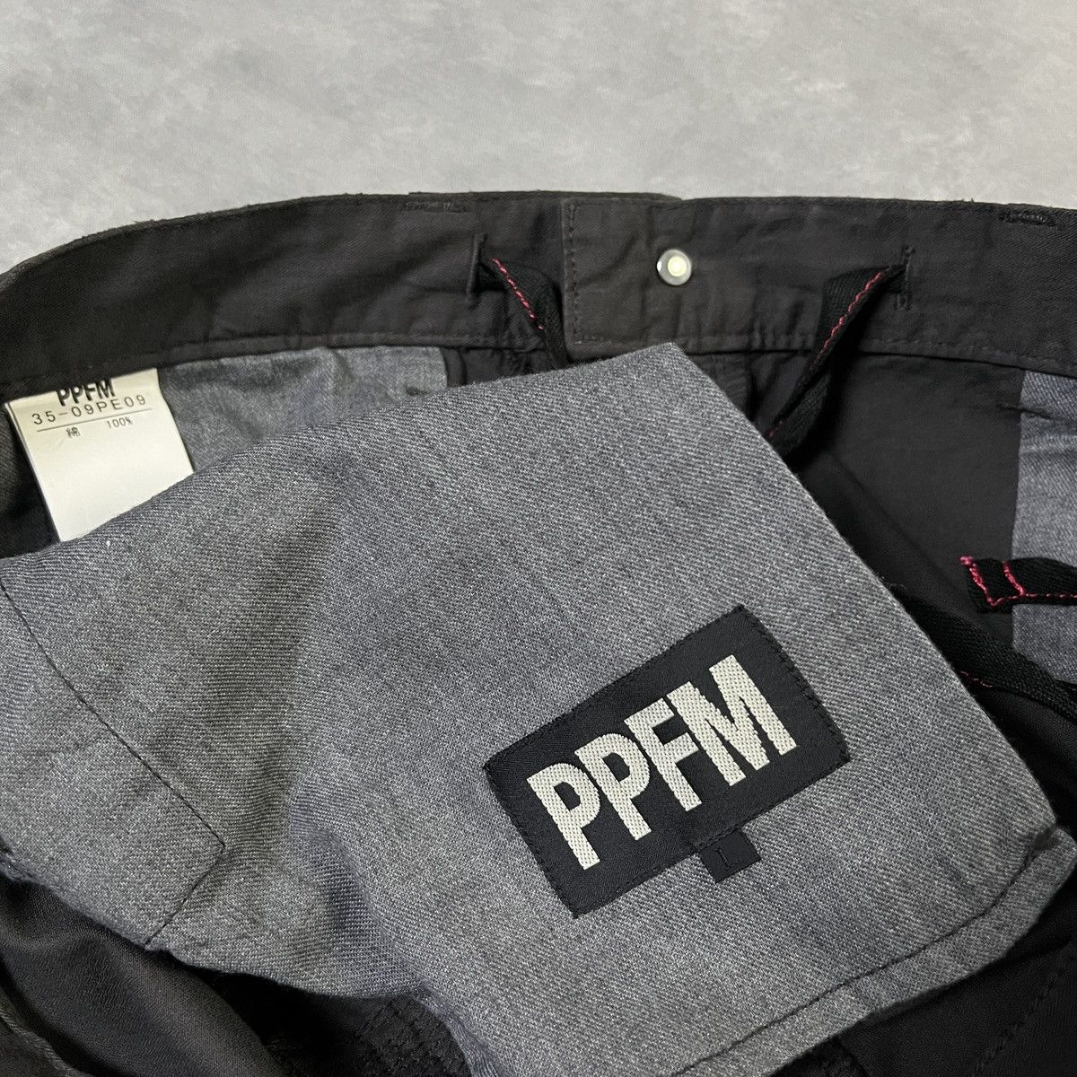 PPFM PPFM JAPANESE ARCHIVE DISTRESSED BUTTON FLY PANTS GRUNGE Y2K Size US 32 / EU 48 - 4 Thumbnail