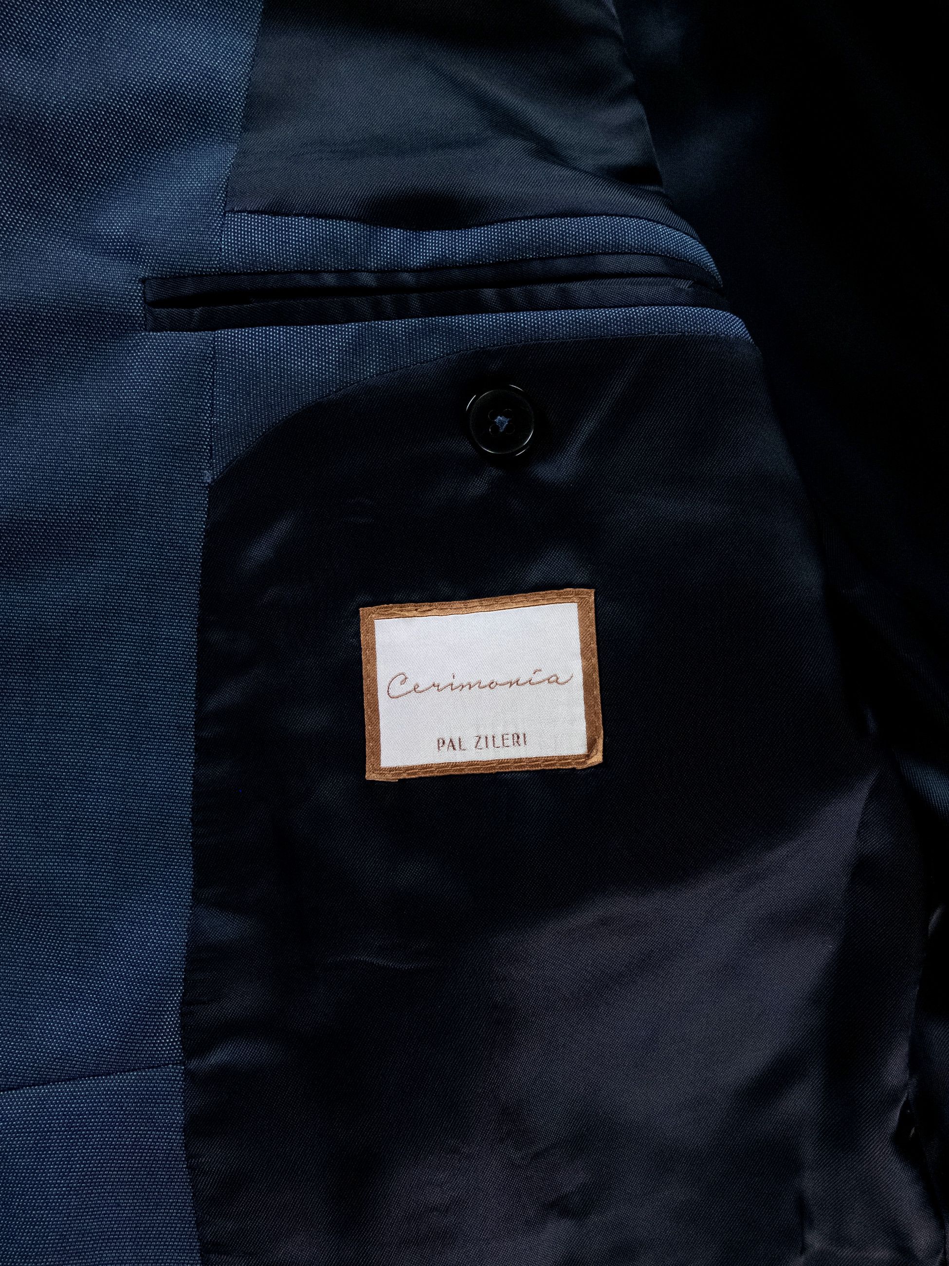 Pal Zileri PAL ZILERI Cerimonia blue special occasions 3 piece suit Size 44R - 22 Thumbnail