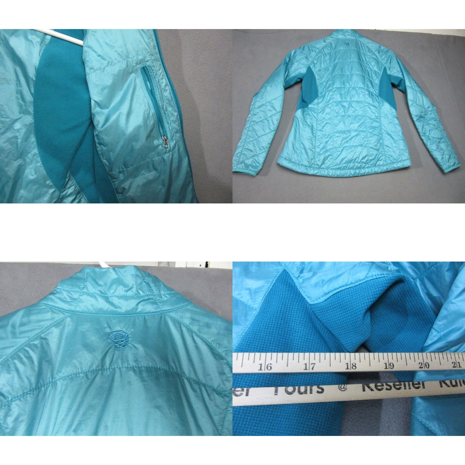 Mountain Hardwear Mountain Hardwear Jacket Womens Small Blue Puffer Thermal Elite Softshell Full Zip Outdoor Size S / US 4 / IT 40 - 10 Thumbnail