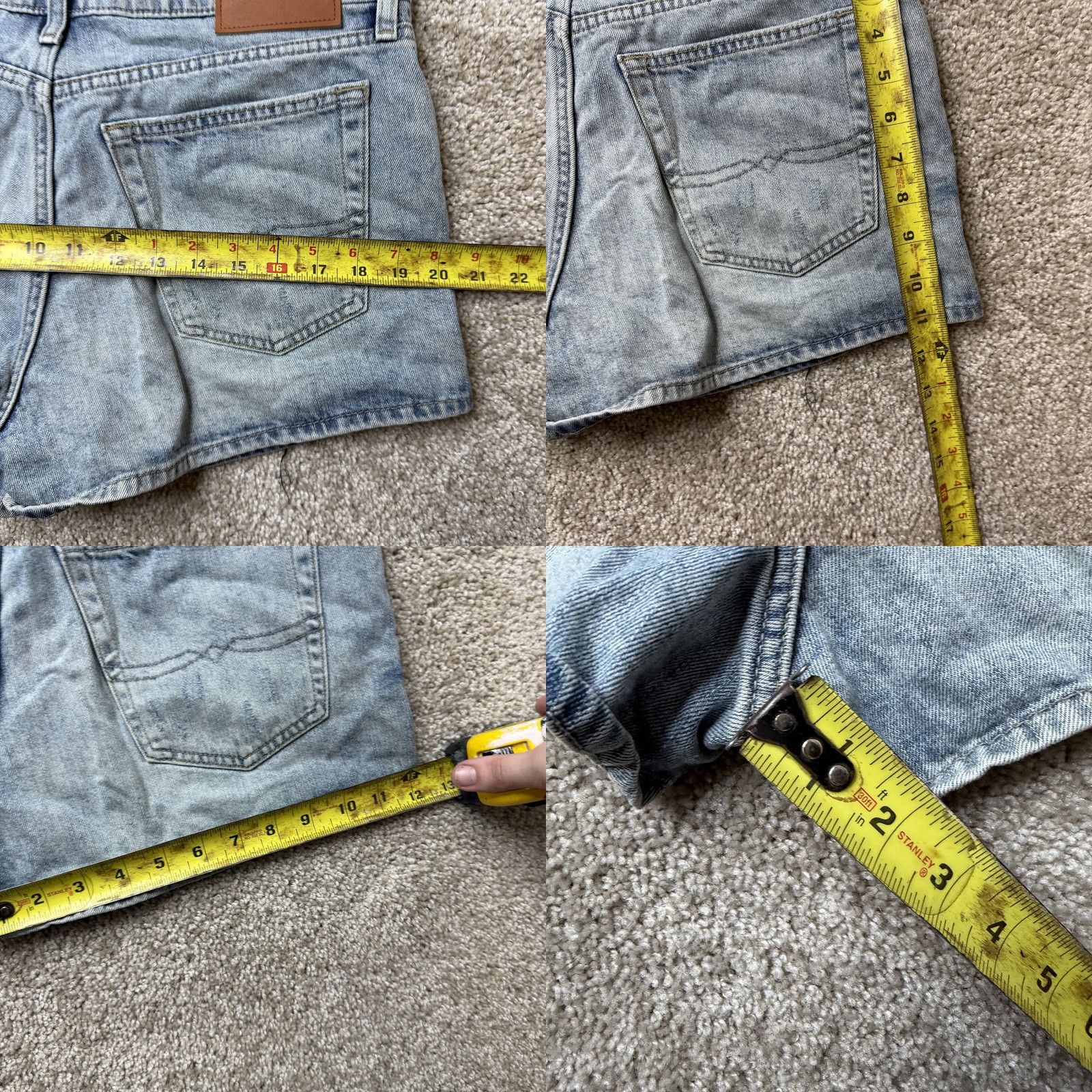 Lucky Brand Lucky Brand Cutoff Shorts Womens 10 30W Blue Denim Distressed Casual Summer Size 32" / US 10 / IT 46 - 8 Thumbnail