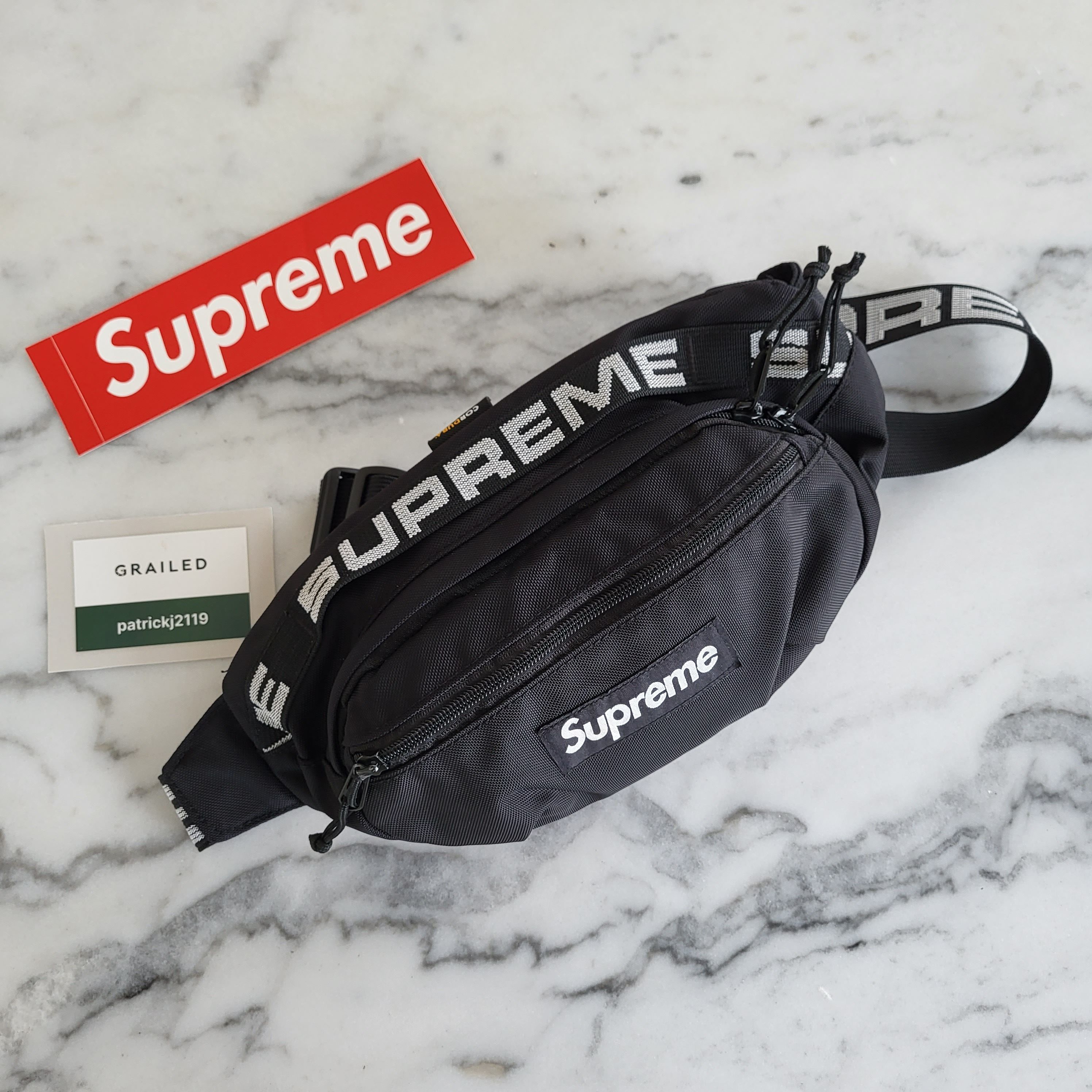 Supreme Supreme Waist Bag (SS18) Black Size ONE SIZE - 3 Thumbnail