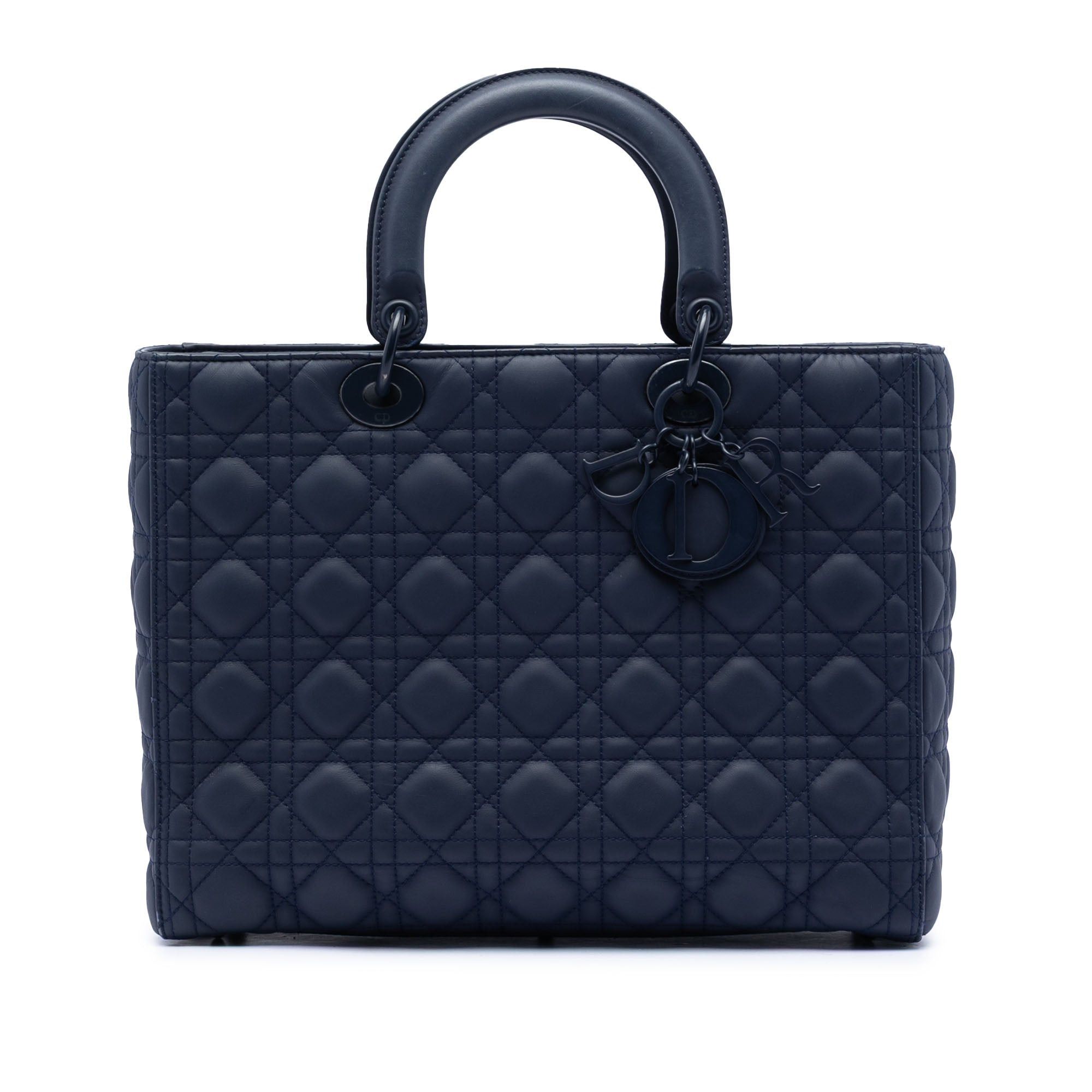 Dior Large Ultra Matte Calfskin Cannage Lady Dior Size ONE SIZE - 1 Thumbnail