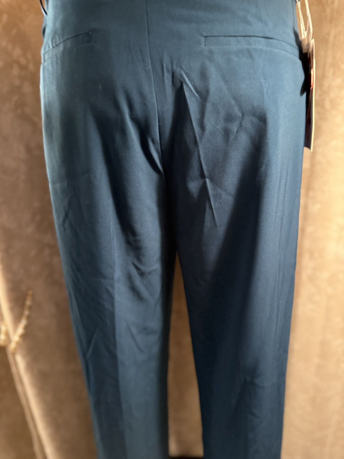 Designer Stylish Teal High-Waisted Trousers – Size 31 Size US 31 - 13 Thumbnail