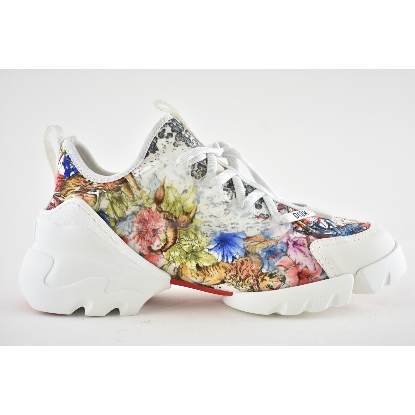 Dior D Connect Zodiac Printed Lace Up Flat Trainer Sneaker 39 Size US 9 / IT 39 - 2 Thumbnail